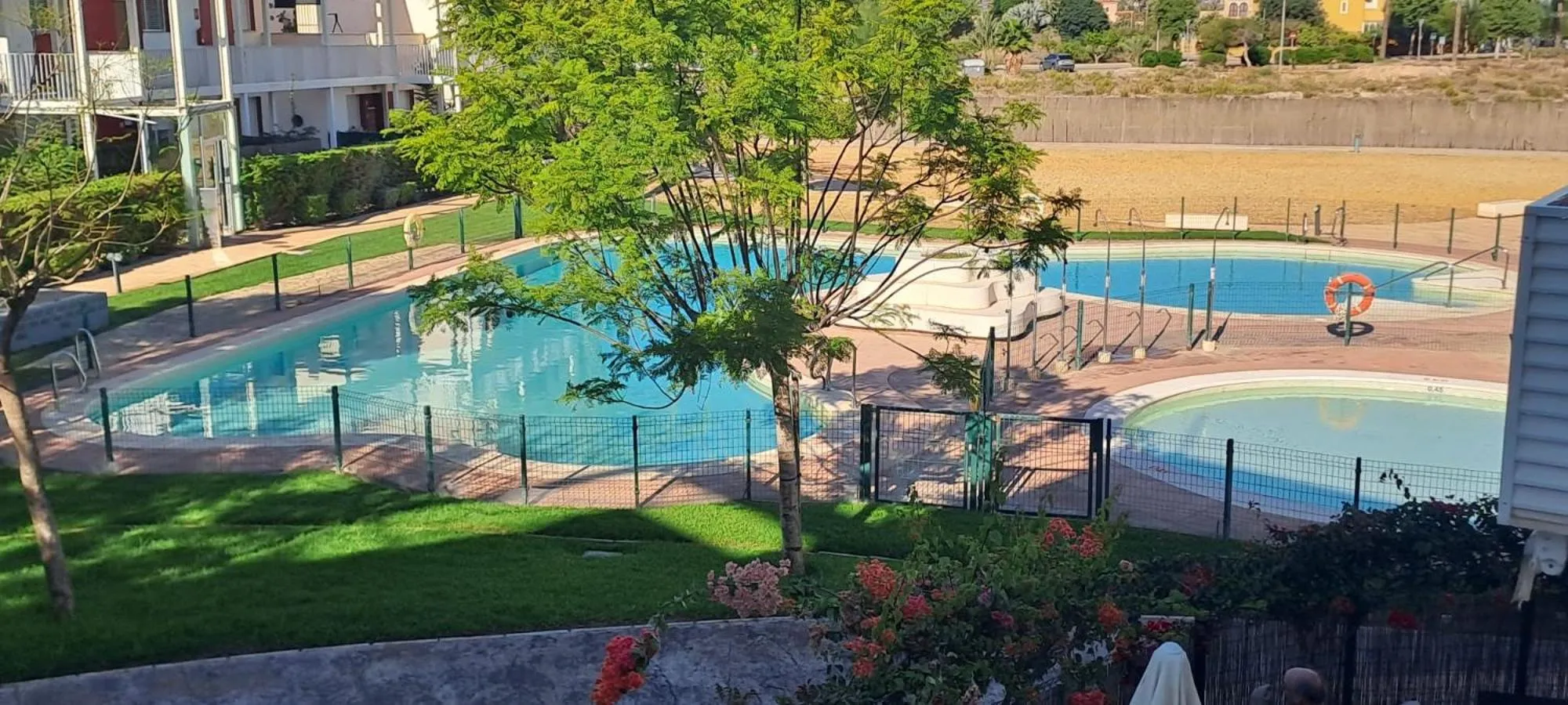 Garden view in Apartamento "Casa el Sargazo" en Vera Playa con Piscina, Solarium, Wifi y Parking Gratis