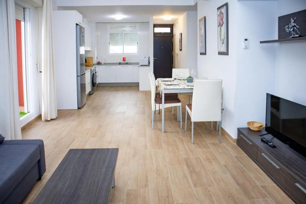 Living room in Apartamento "Casa el Sargazo" en Vera Playa con Piscina, Solarium, Wifi y Parking Gratis