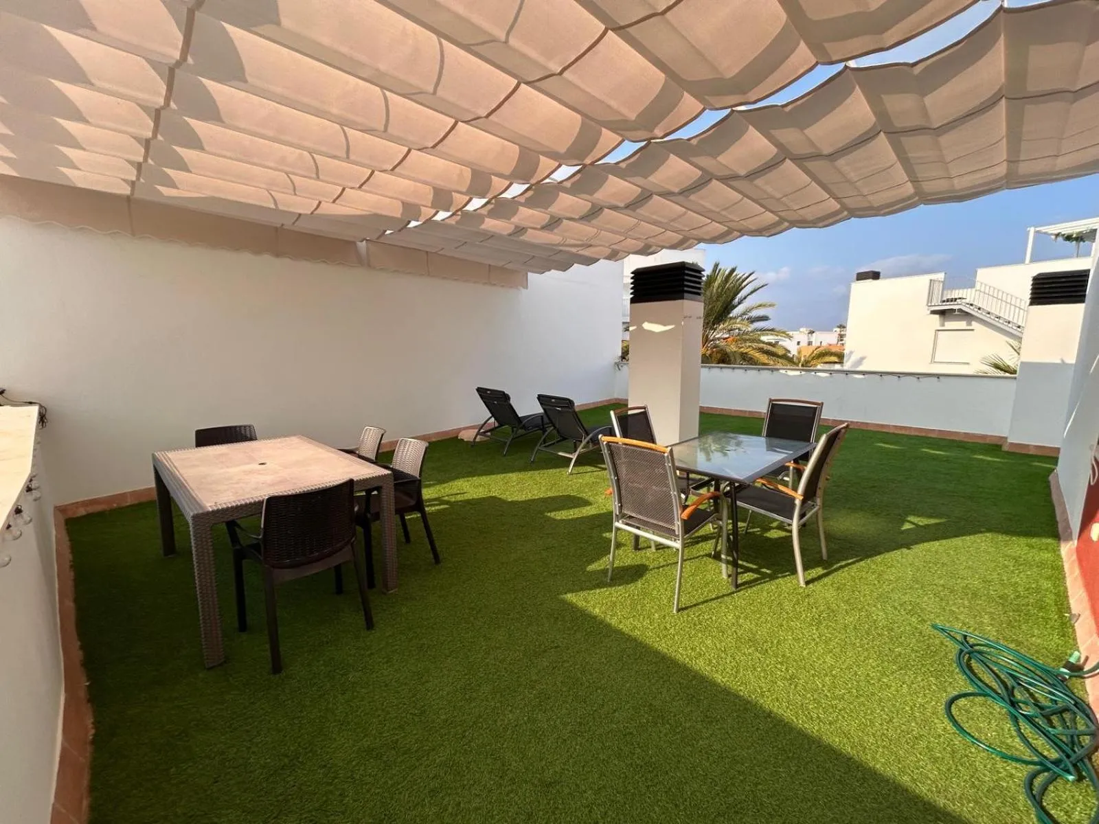 Balcony/Terrace in Apartamento "Casa el Sargazo" en Vera Playa con Piscina, Solarium, Wifi y Parking Gratis