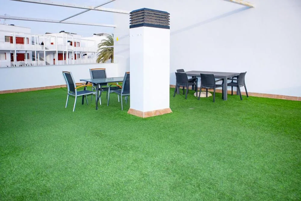 Solarium in Apartamento "Casa el Sargazo" en Vera Playa con Piscina, Solarium, Wifi y Parking Gratis