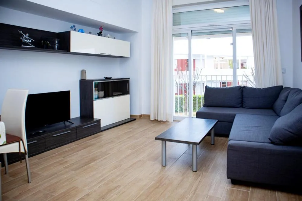 Living room in Apartamento "Casa el Sargazo" en Vera Playa con Piscina, Solarium, Wifi y Parking Gratis