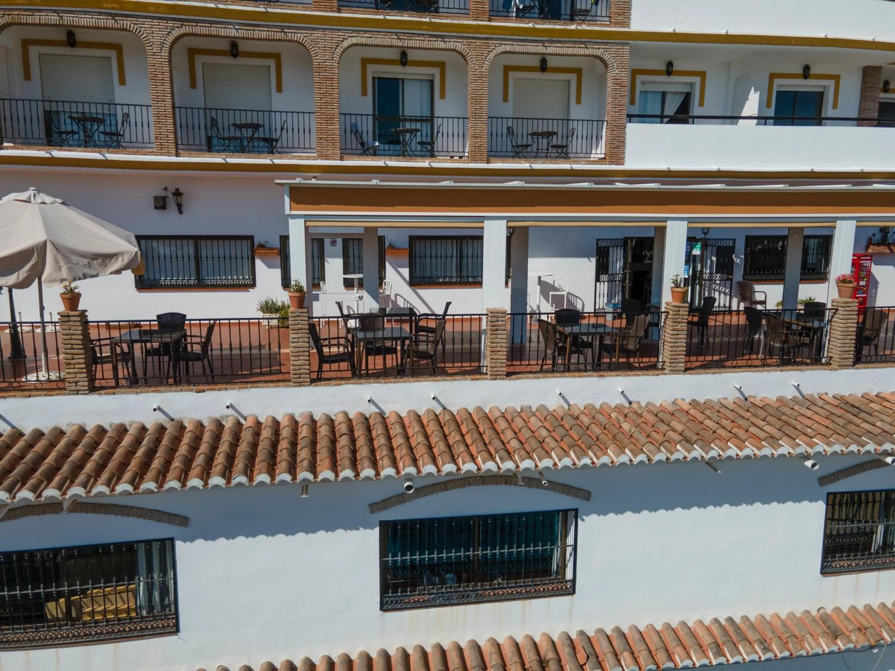Balcony/Terrace in Hotel y Bungalows Balcón de Competa