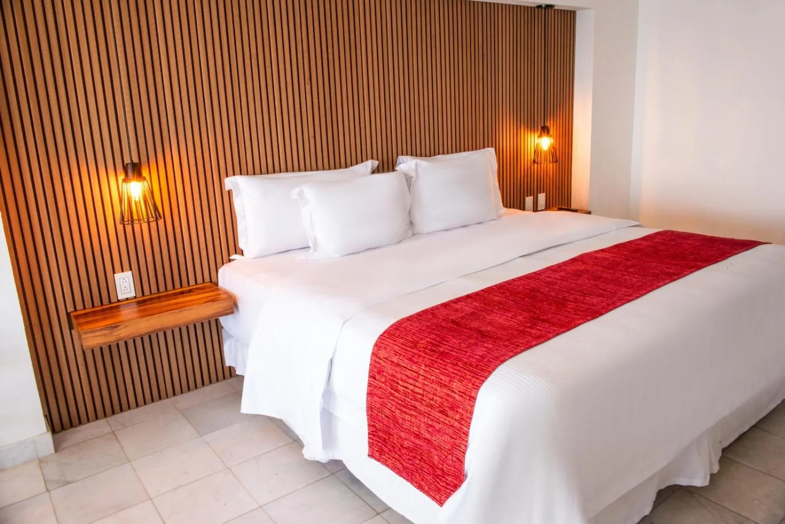 Bed in HOTEL SAN CARLOS PLAZA