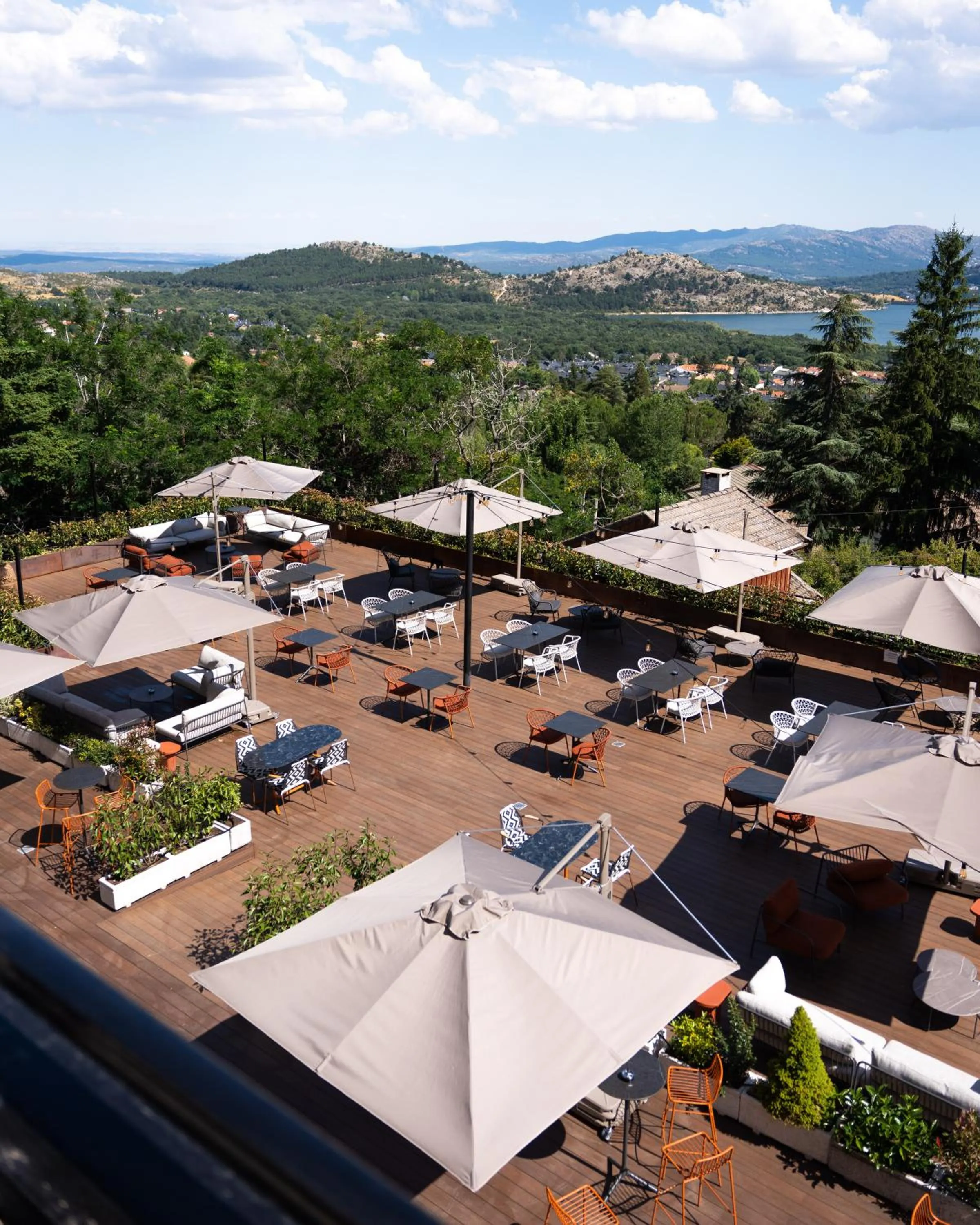 Balcony/Terrace in Hotel Hita "Nature Experience" for all