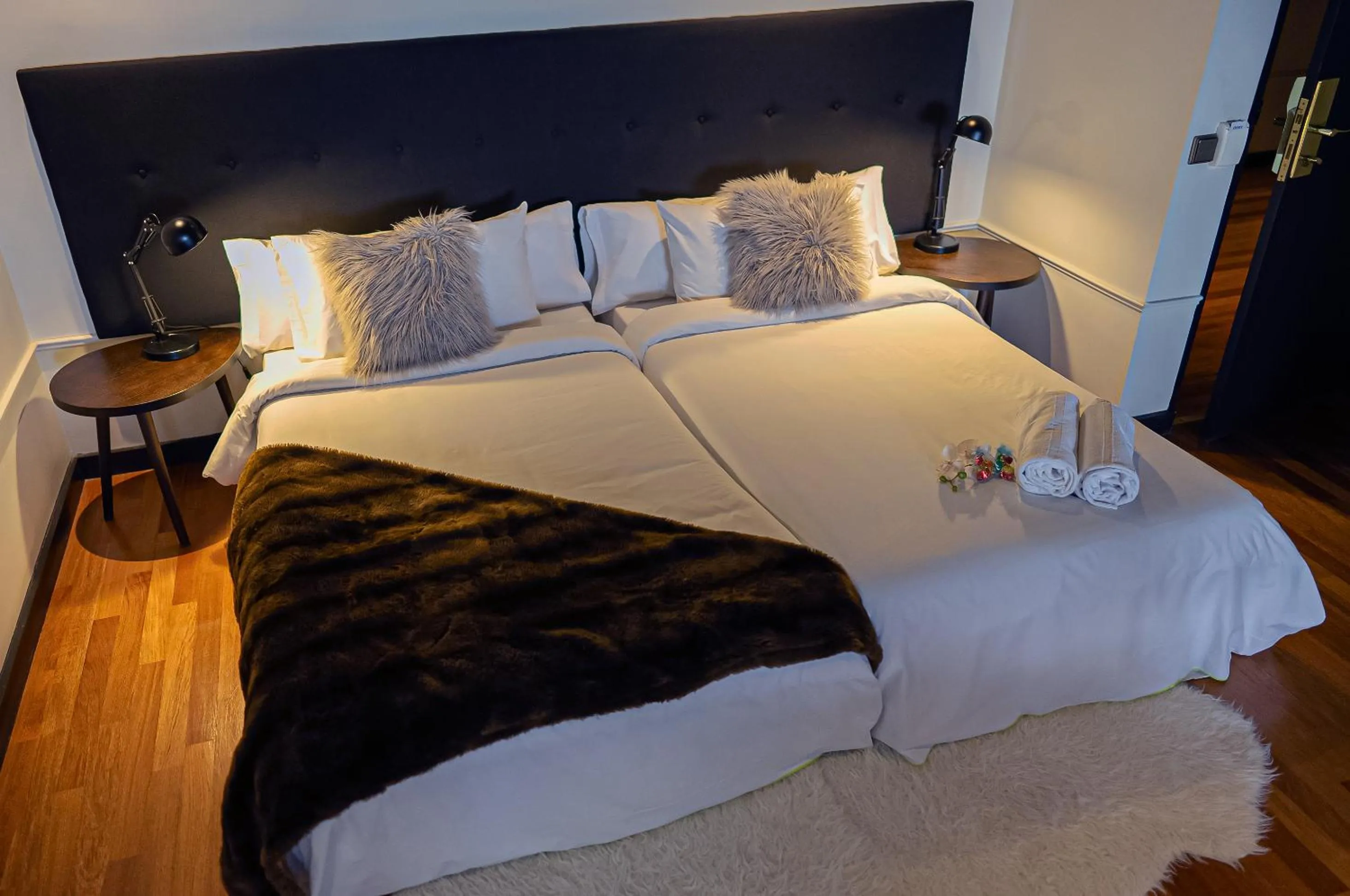 Bedroom, Bed in Hotel Hita "Nature Experience" for all