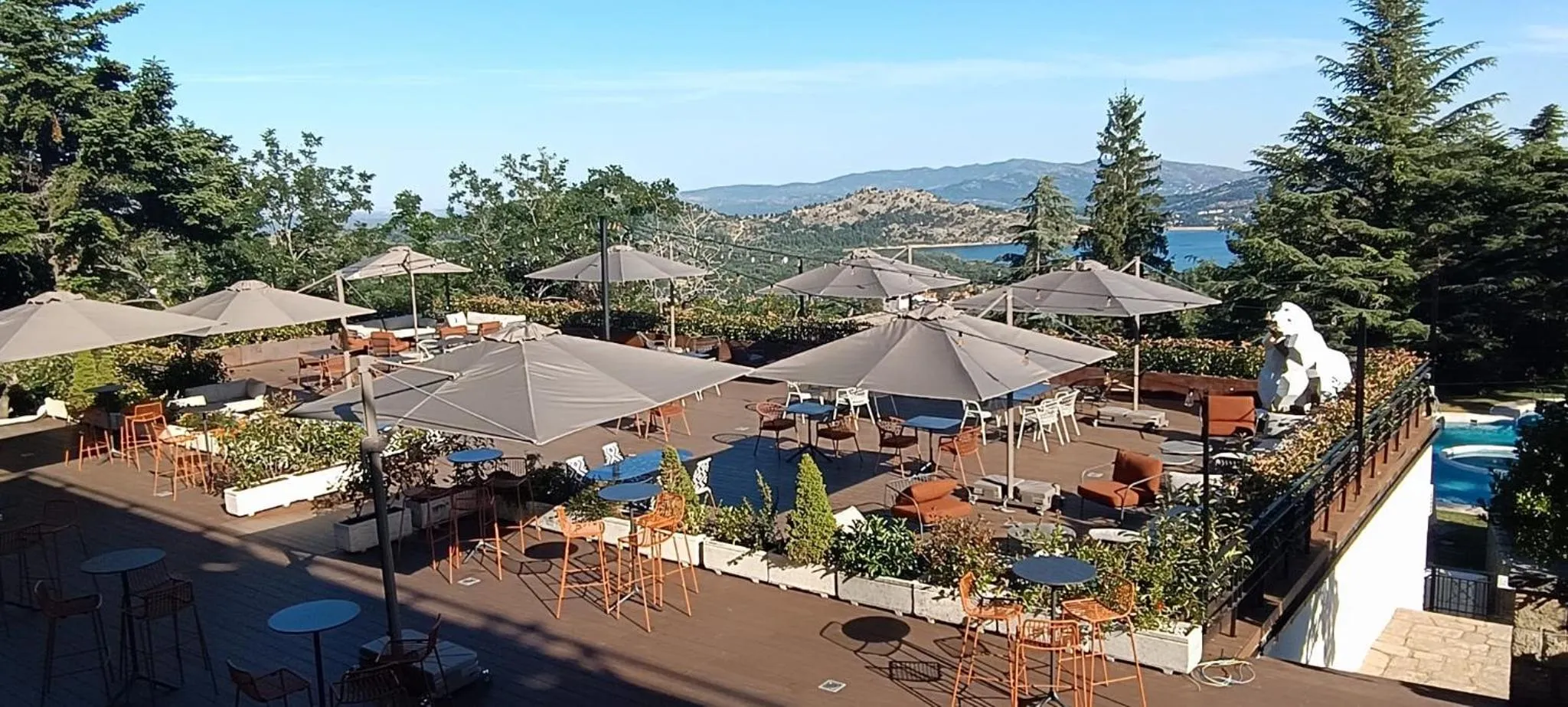 Balcony/Terrace in Hotel Hita "Nature Experience" for all