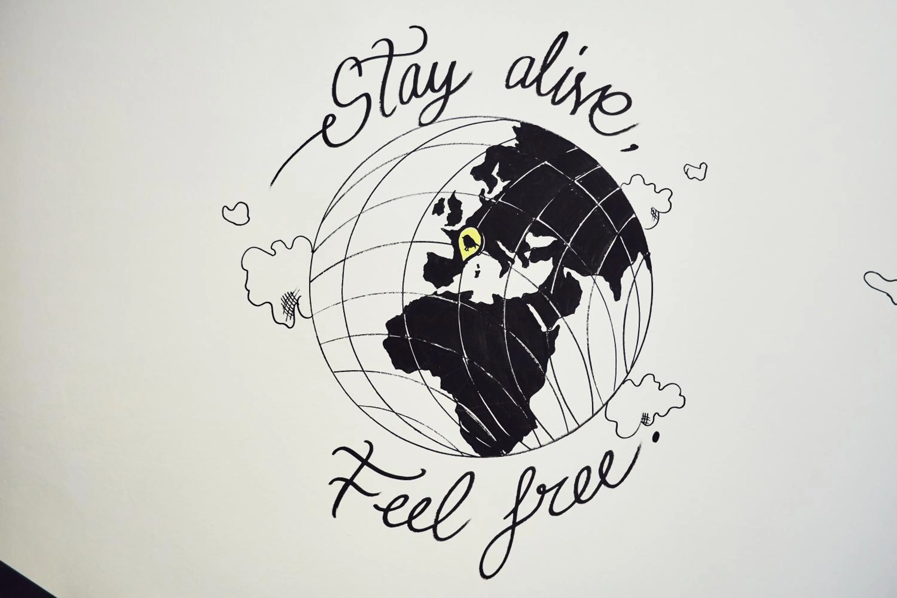 Decorative detail in Free Hostels Barcelona