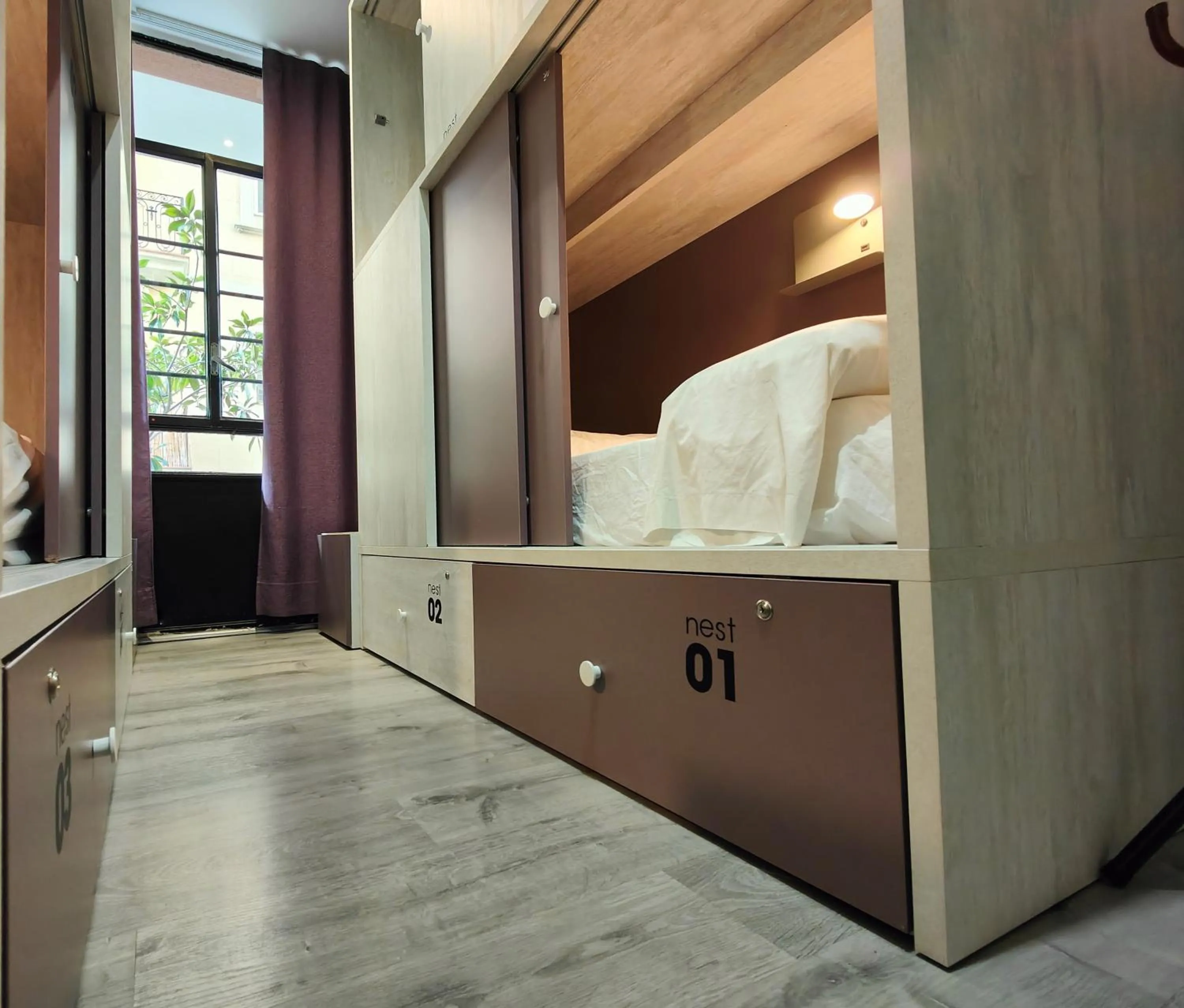 bunk bed, Bed in Free Hostels Barcelona