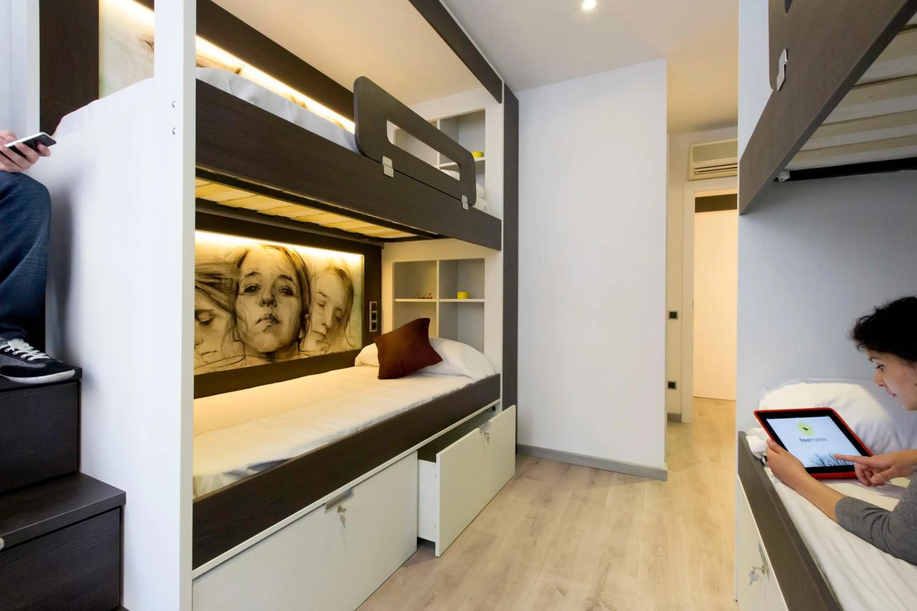 Bedroom, Bed in Free Hostels Barcelona