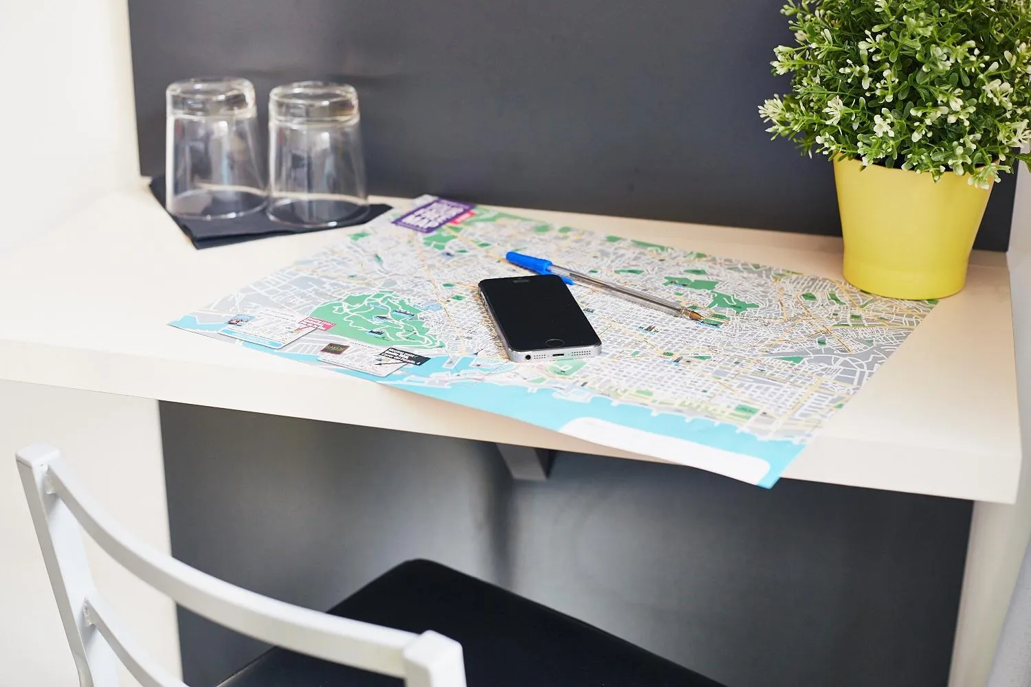 Decorative detail in Free Hostels Barcelona