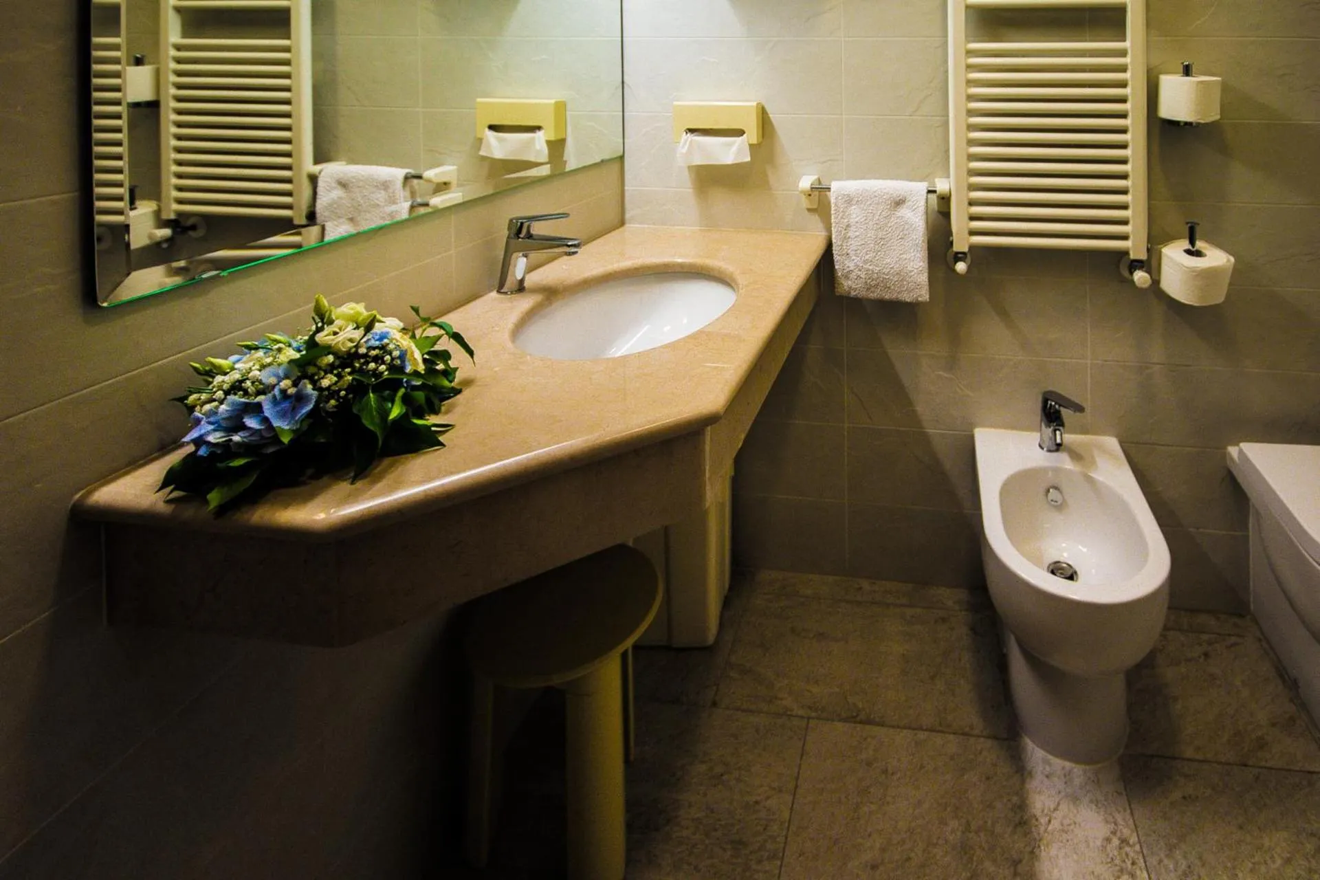 Bathroom in Hotel Baviera