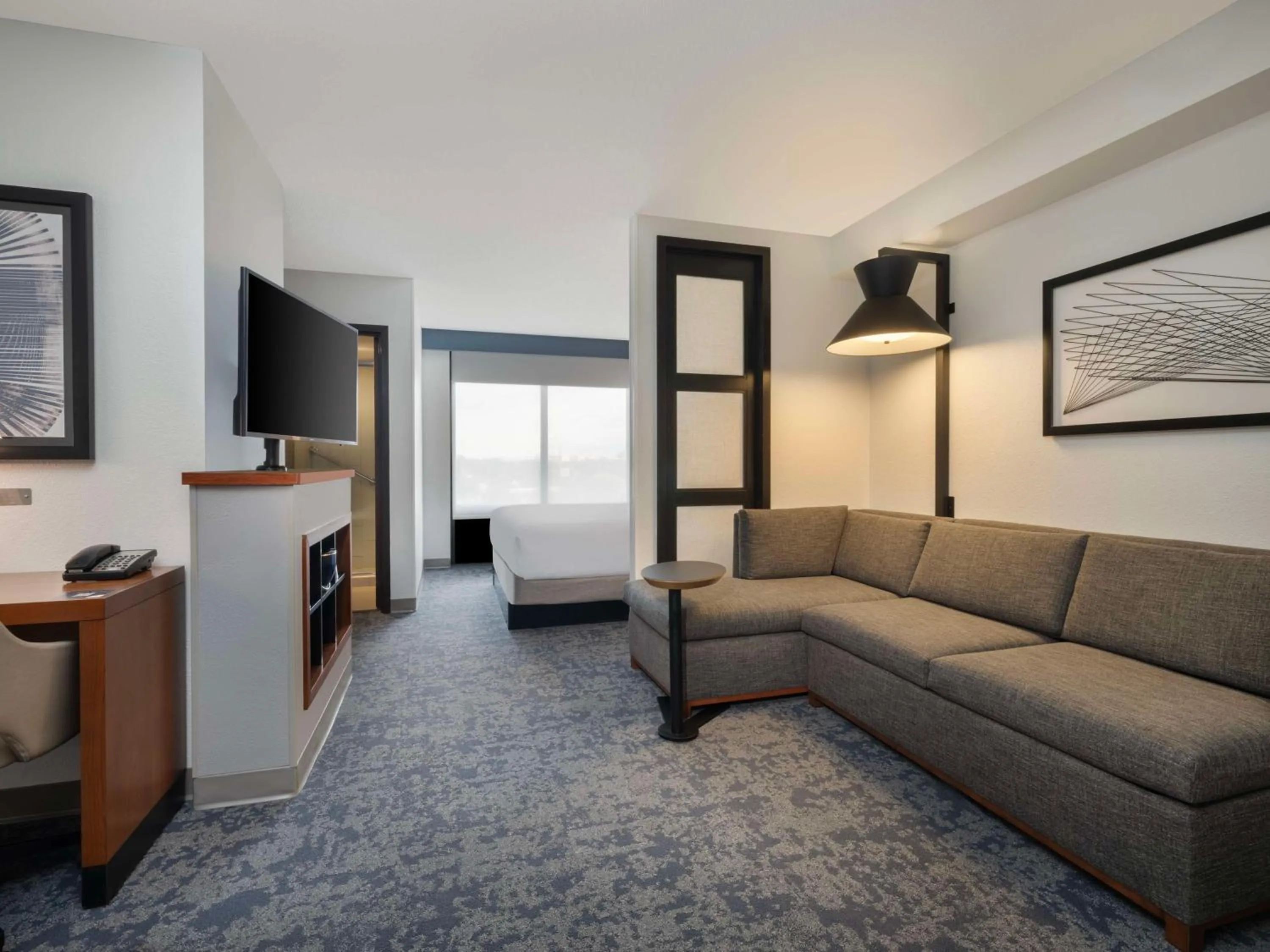 Bedroom in Hyatt Place Tampa Busch Gardens