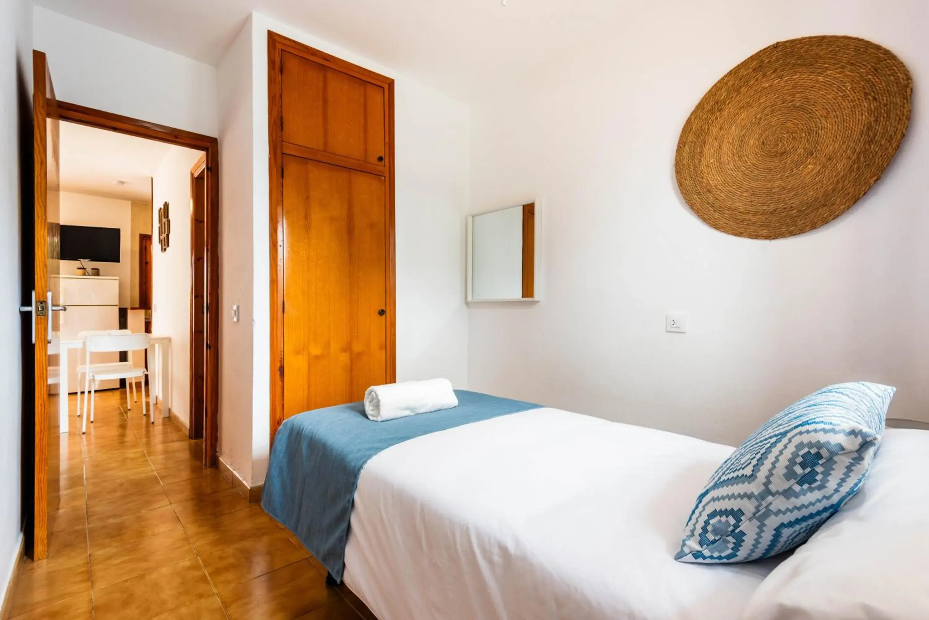 Bed in Apartamentos Mar Blanca by Mauter Villas Bed in Apartamentos Mar Blanca by Mauter Villas