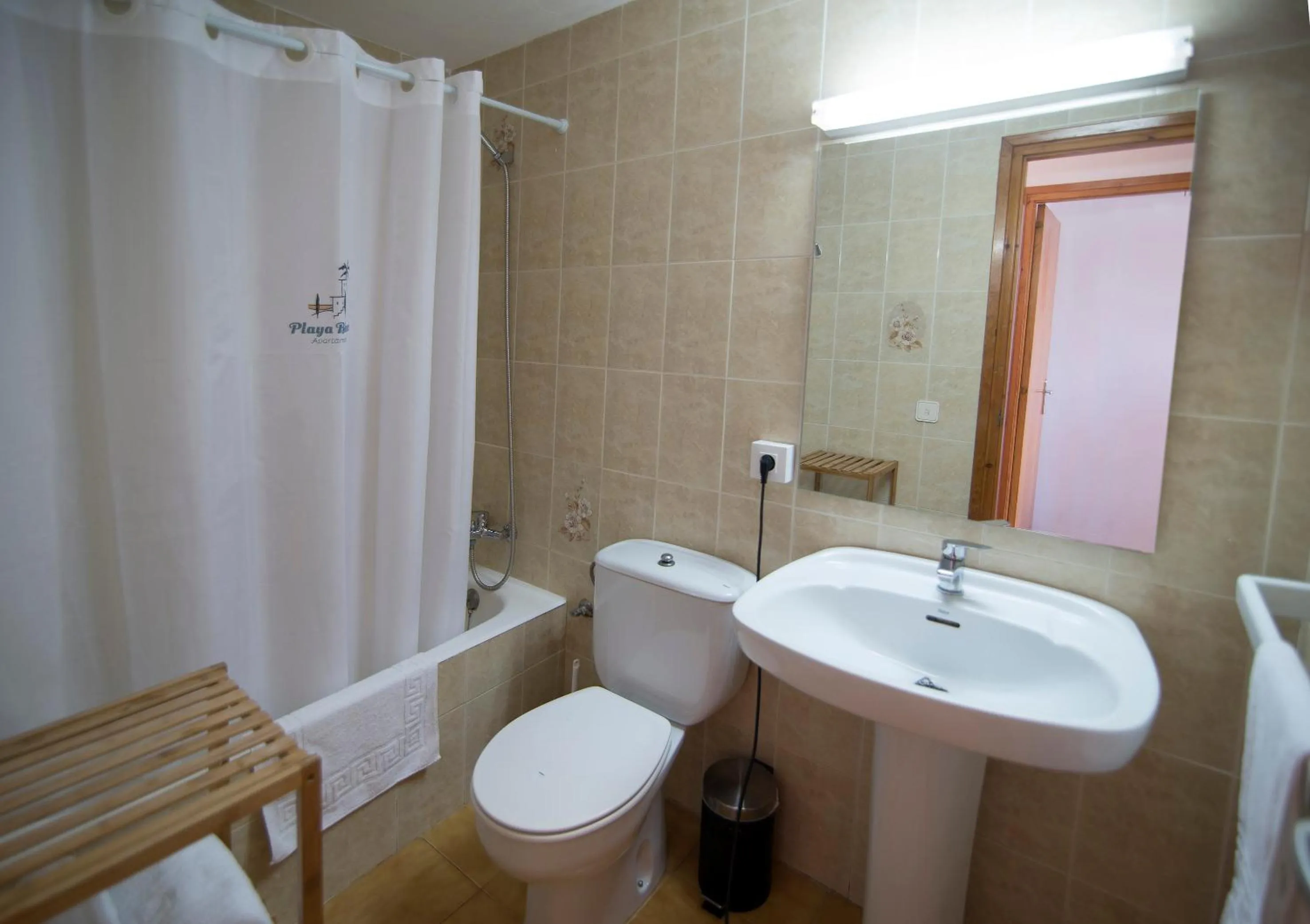 Bathroom in Apartamentos Mar Blanca