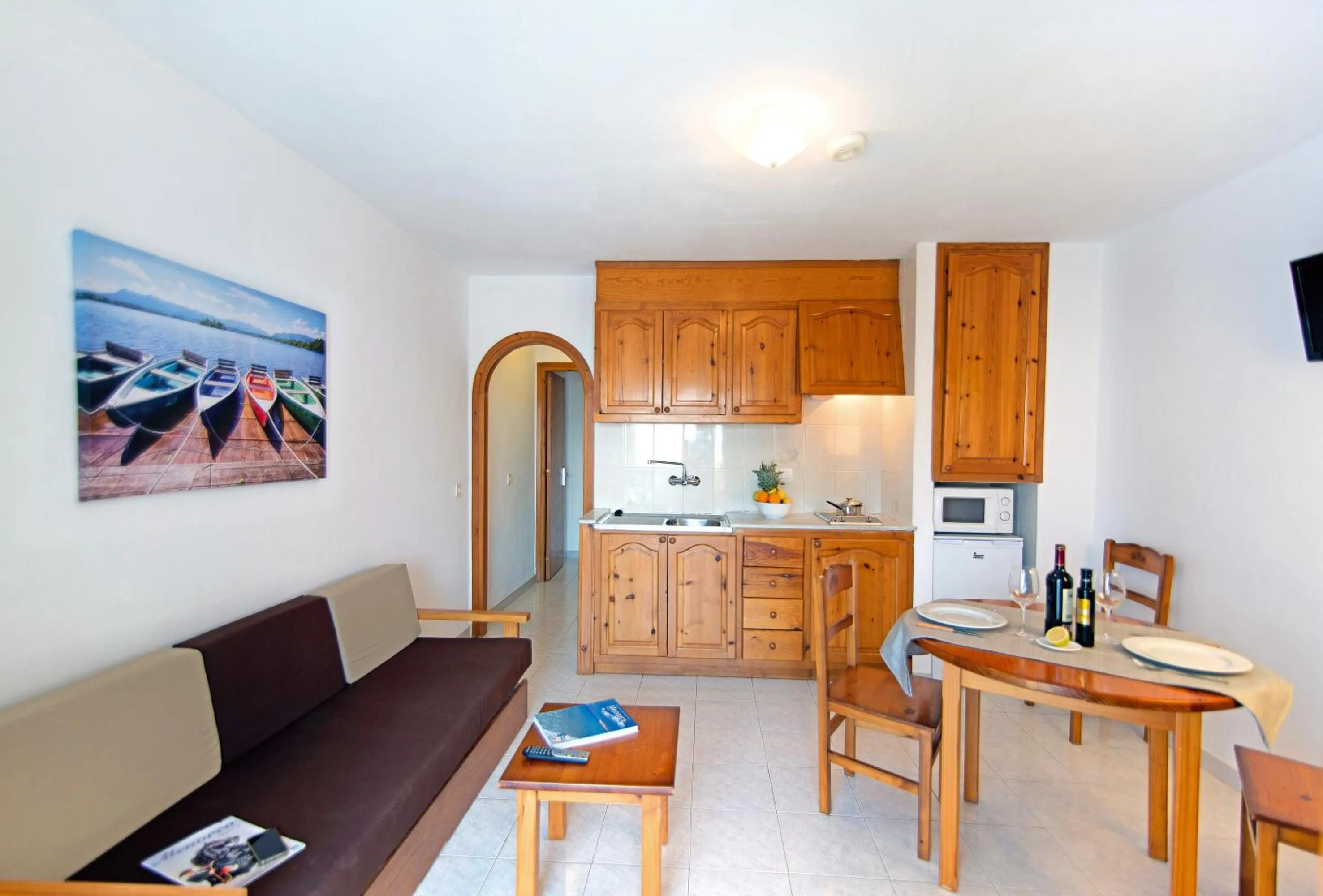 Living room in Apartamentos Mar Blanca