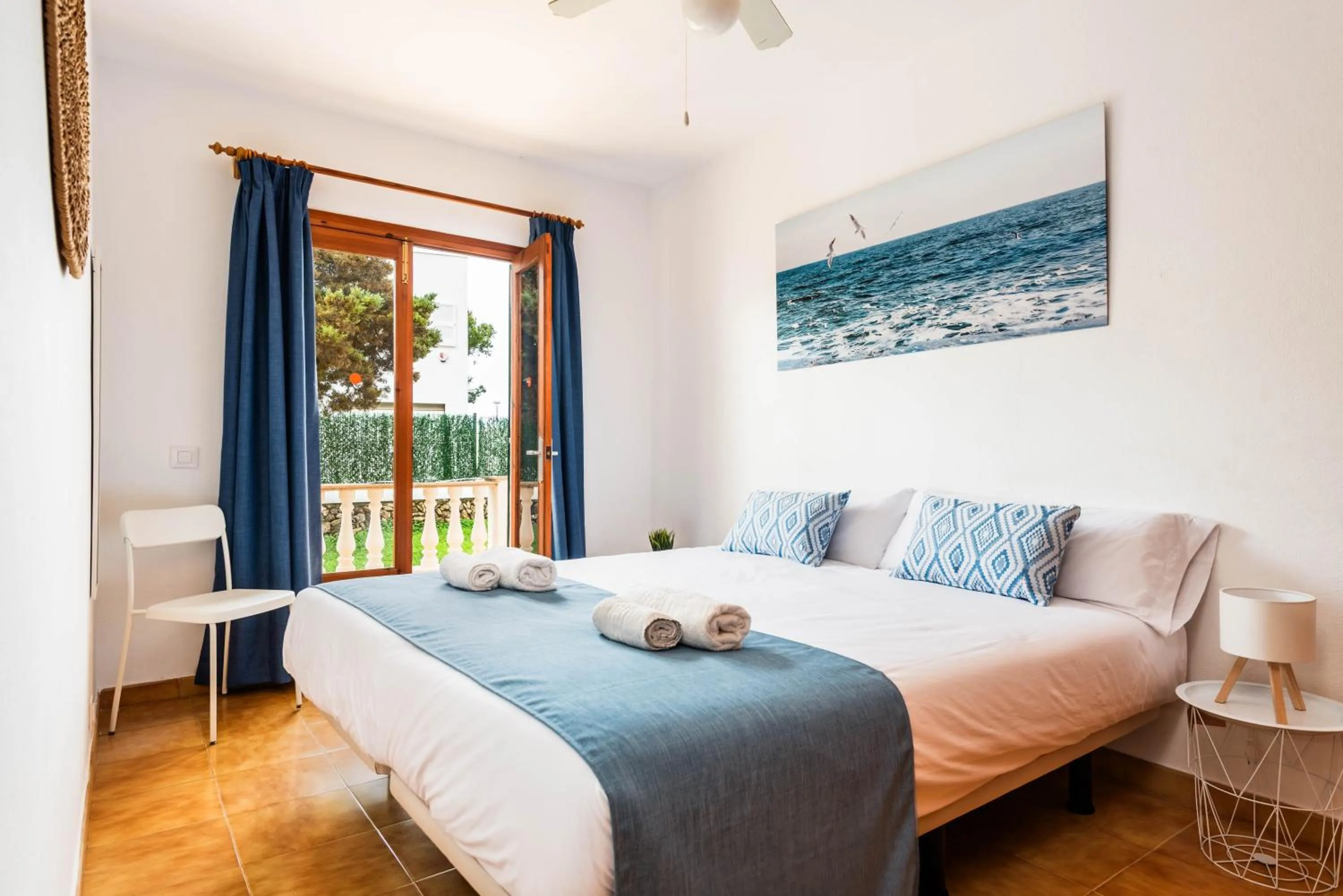 Bed in Apartamentos Mar Blanca by Mauter Villas