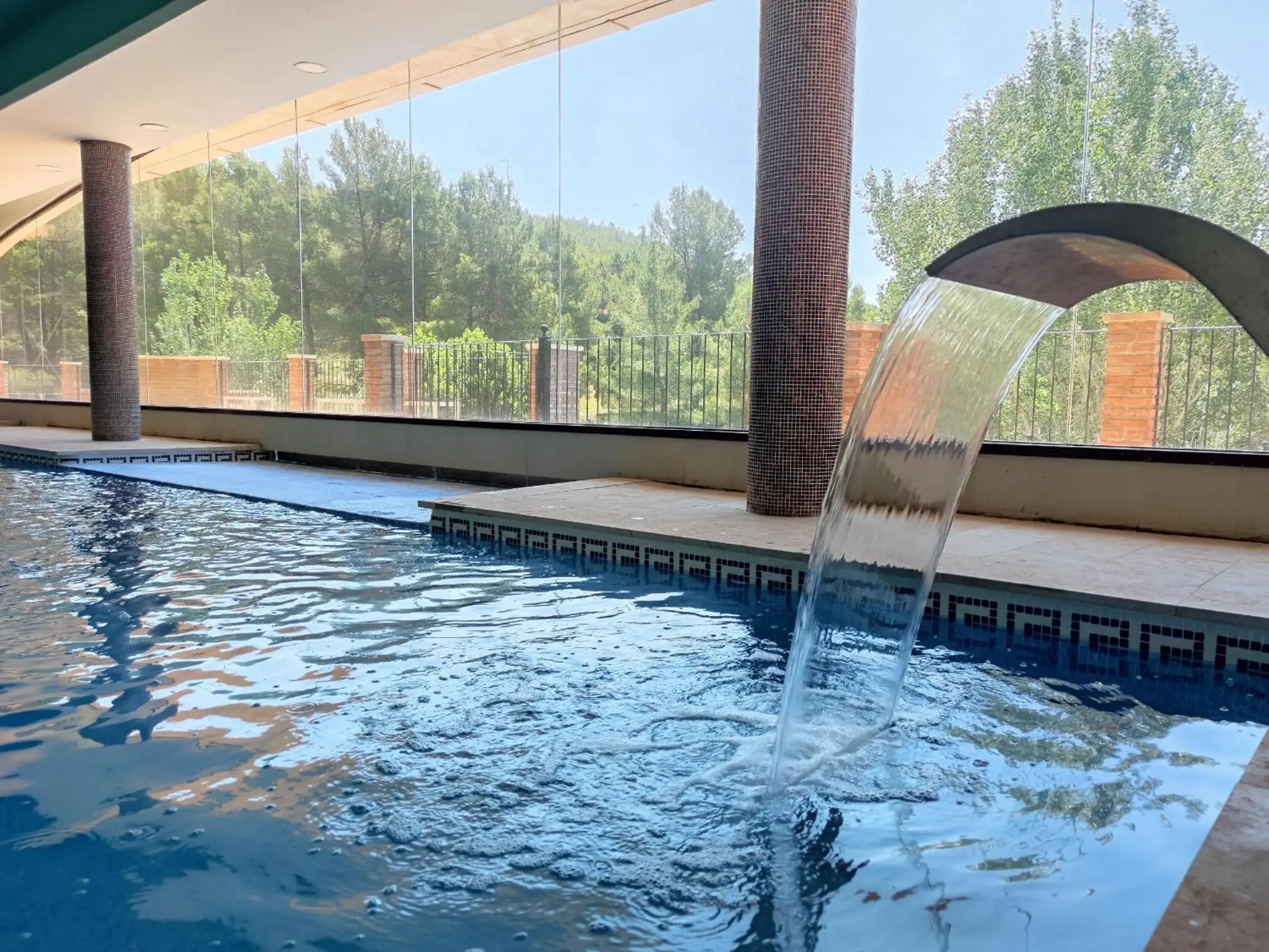 Swimming pool in La Figuerola Hotel & Restaurant Swimming pool in La Figuerola Hotel & Restaurant