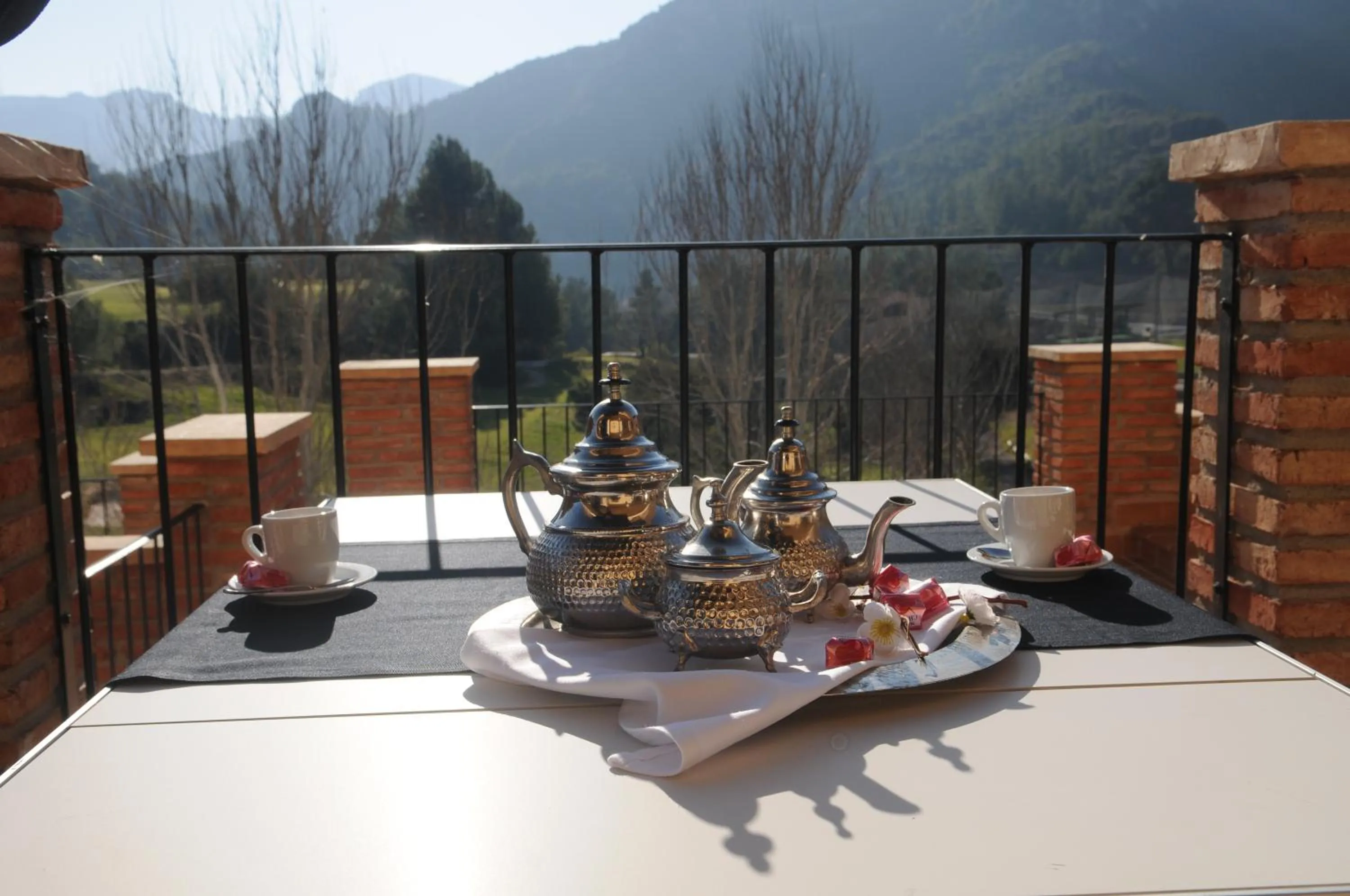 Balcony/Terrace in La Figuerola Hotel & Restaurant