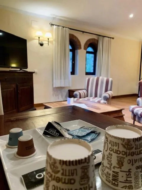 TV and multimedia in La Figuerola Hotel & Restaurant