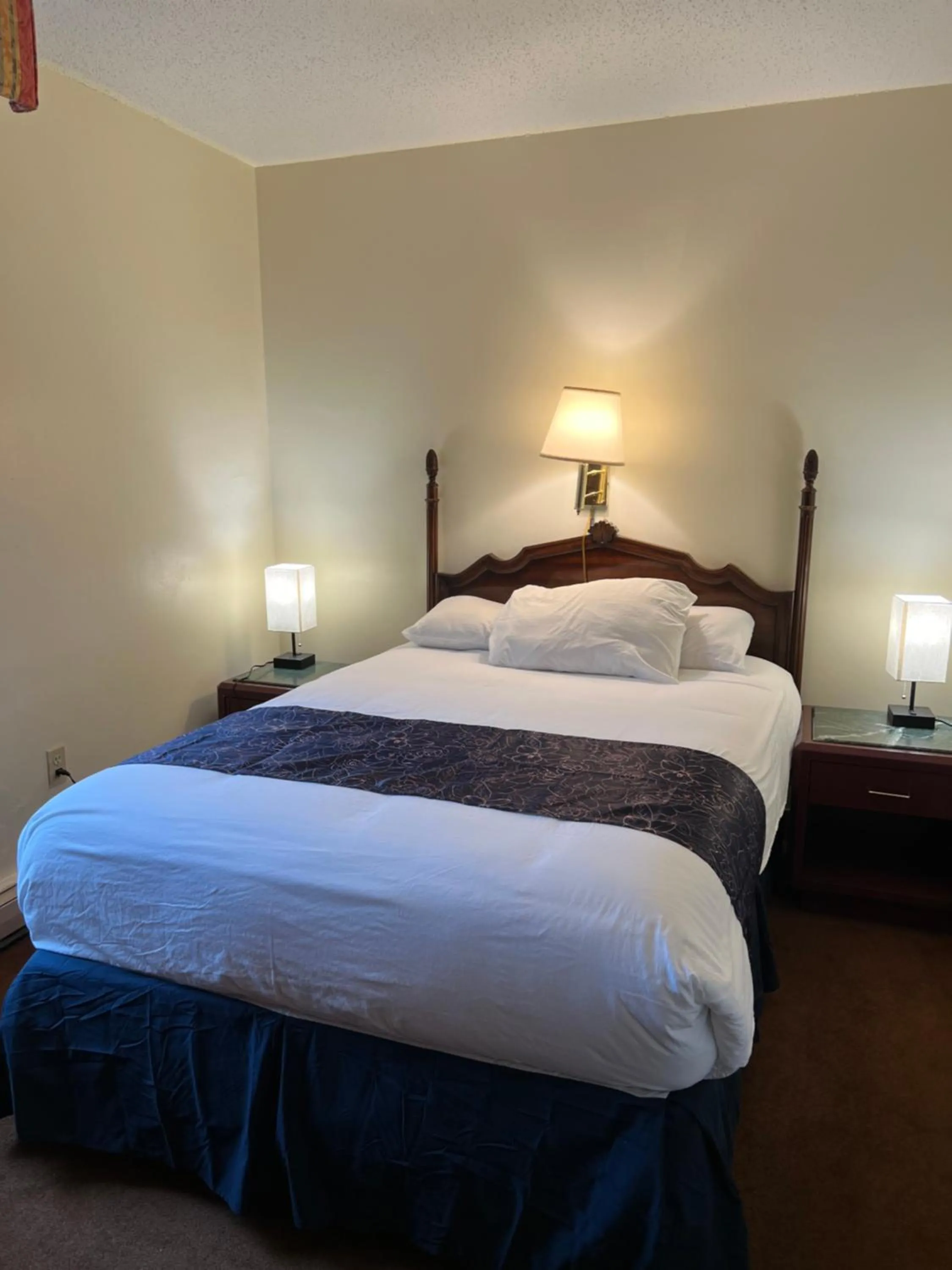 Bed in Itascan Motel