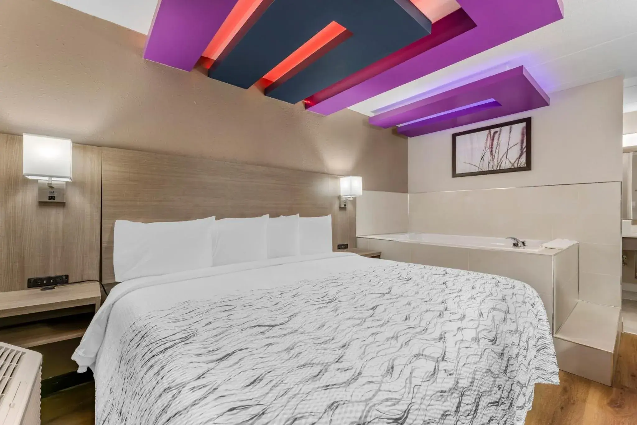 Property building, Bed in Red Roof Inn Bourbonnais Property building, Bed in Red Roof Inn Bourbonnais