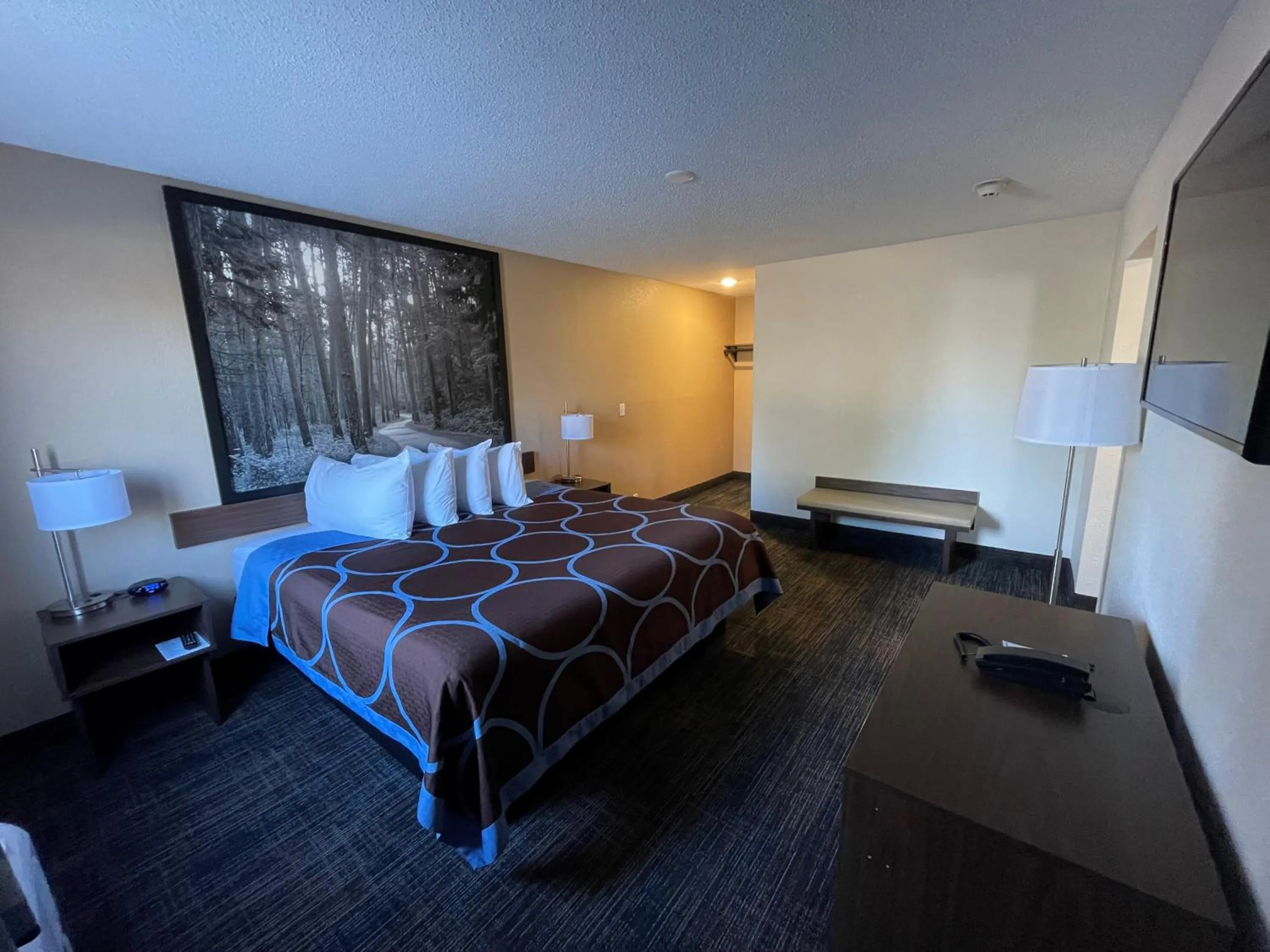 Bed in Super 8 by Wyndham Bemidji MN