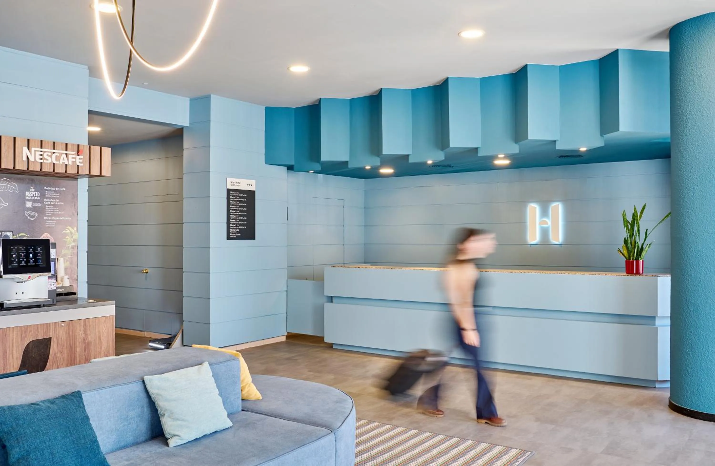 Lobby or reception in Hesperia Sant Joan