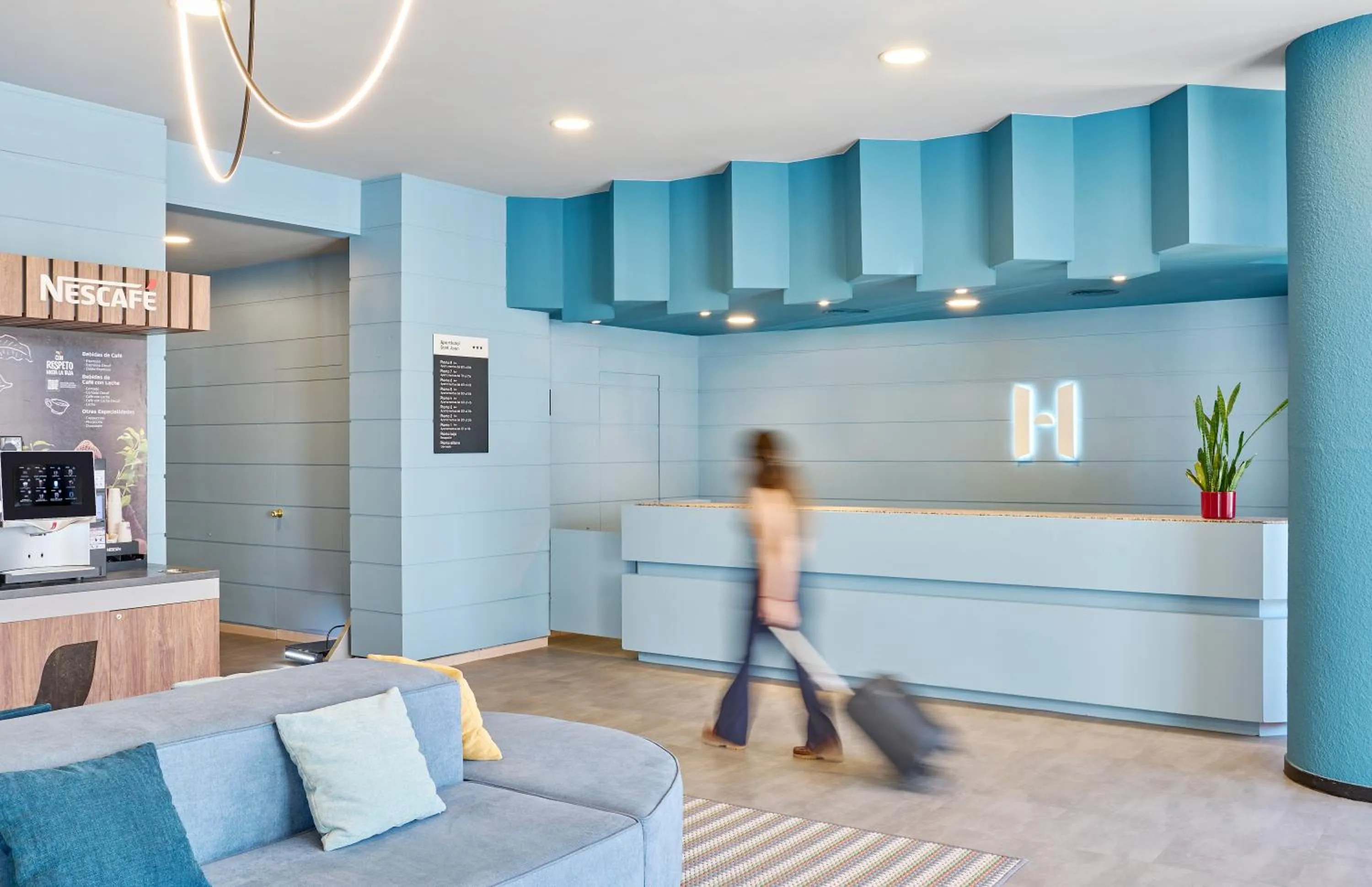Lobby or reception in Hesperia Sant Joan