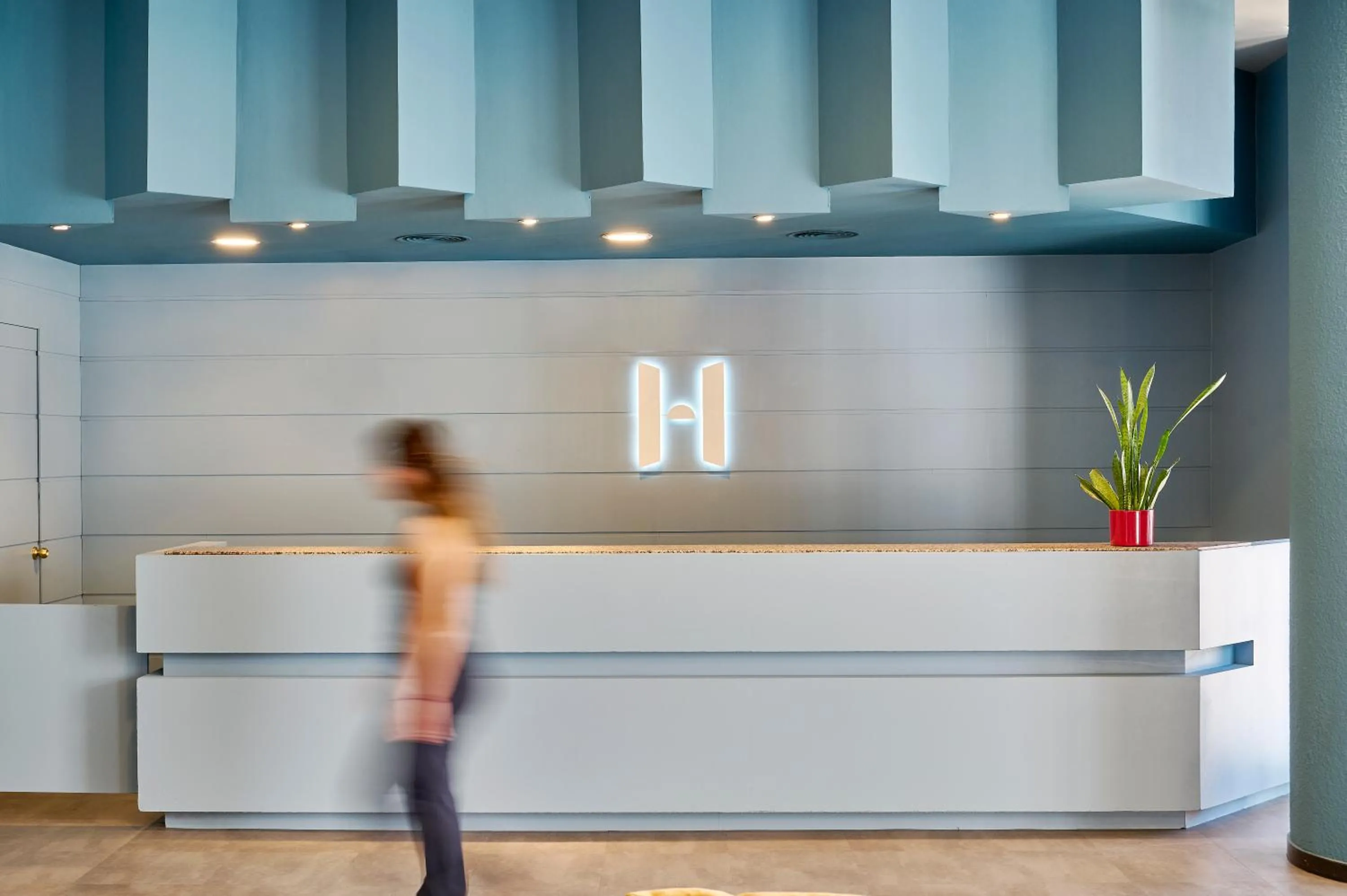 Lobby or reception in Hesperia Sant Joan