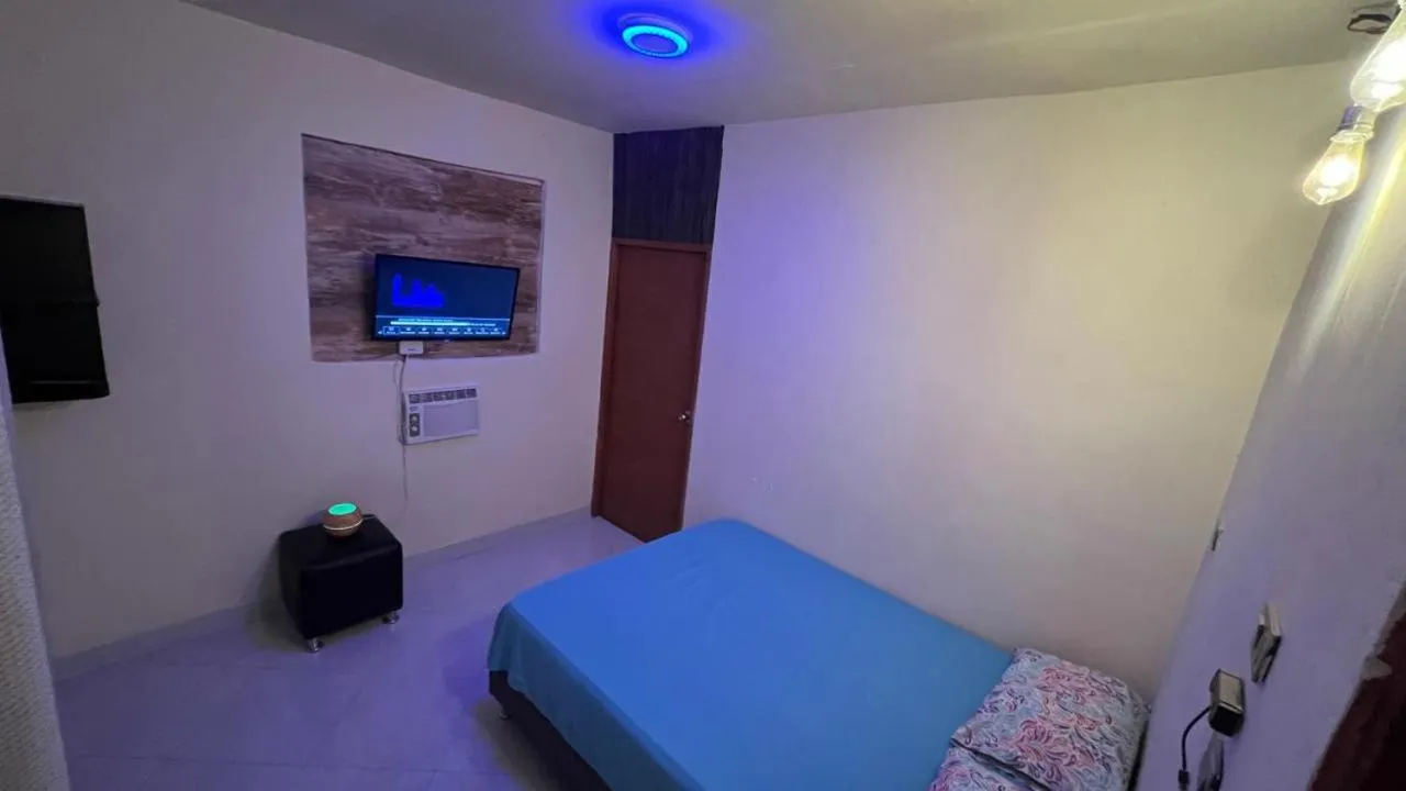 Bed in Tawaca Ecohotel