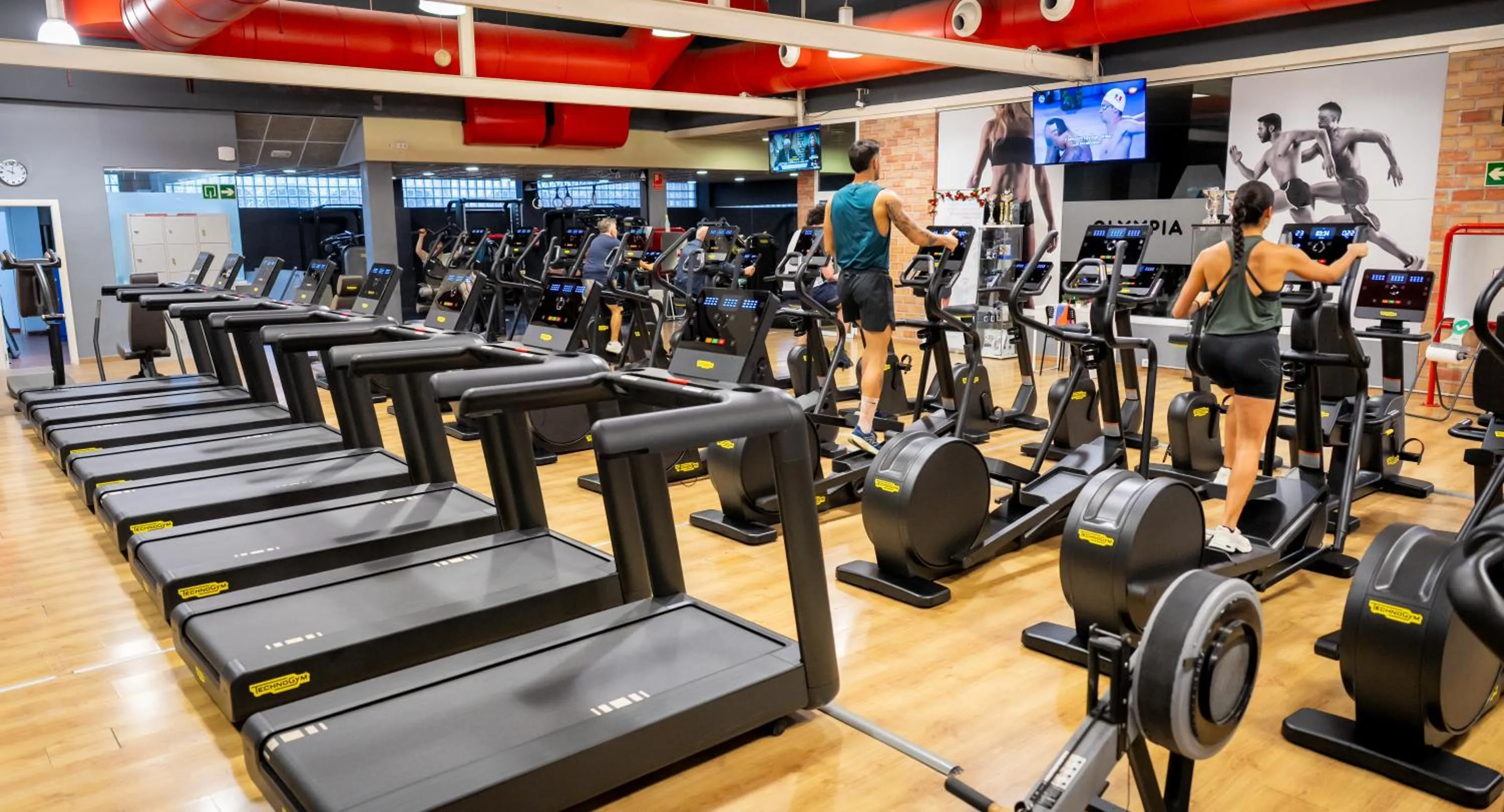 Fitness centre/facilities in Hotel Olympia Valencia
