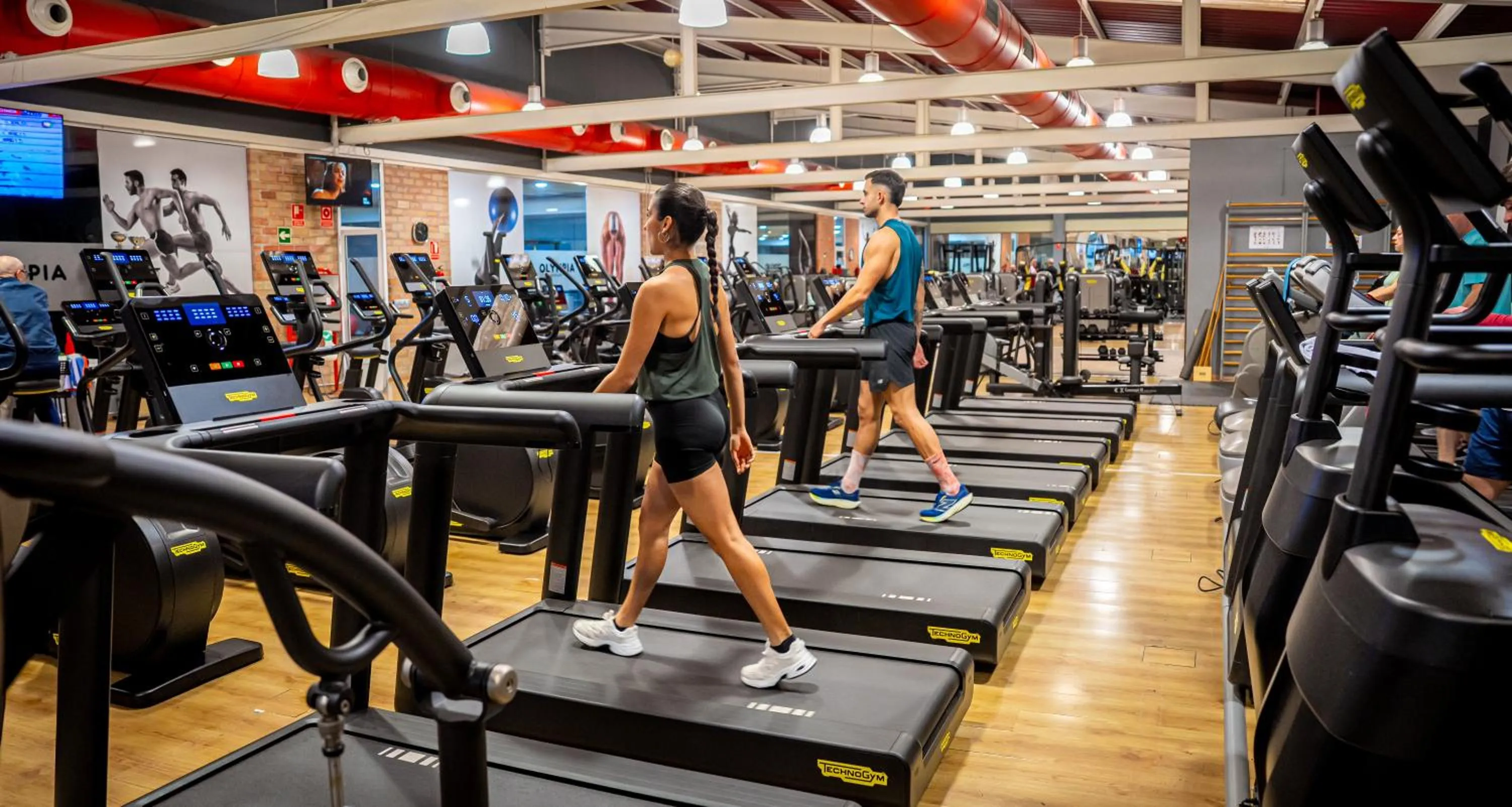 Fitness centre/facilities in Hotel Olympia Valencia