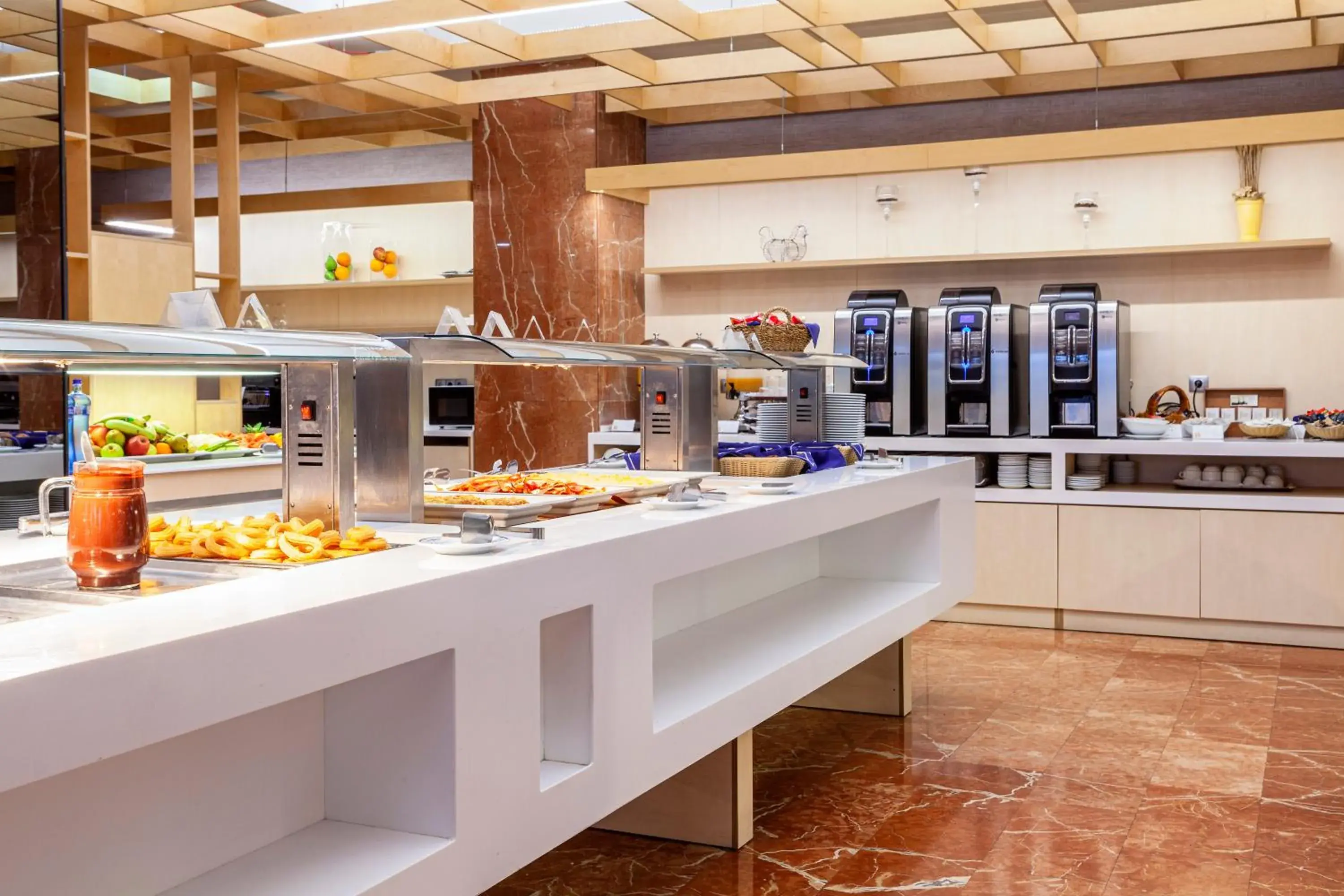 Buffet breakfast in Hotel Olympia Valencia Buffet breakfast in Hotel Olympia Valencia