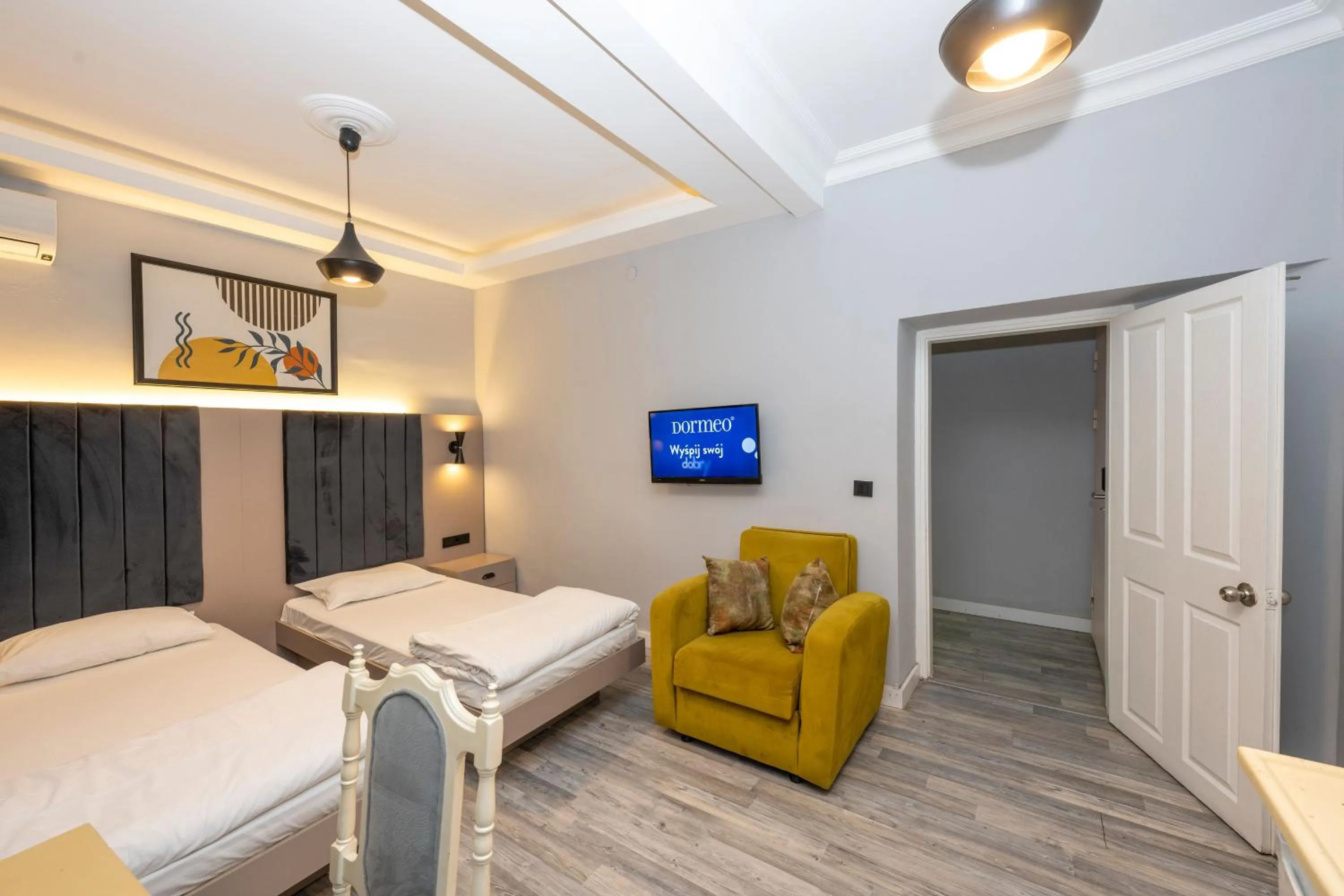 Bed in Cirrus Suites