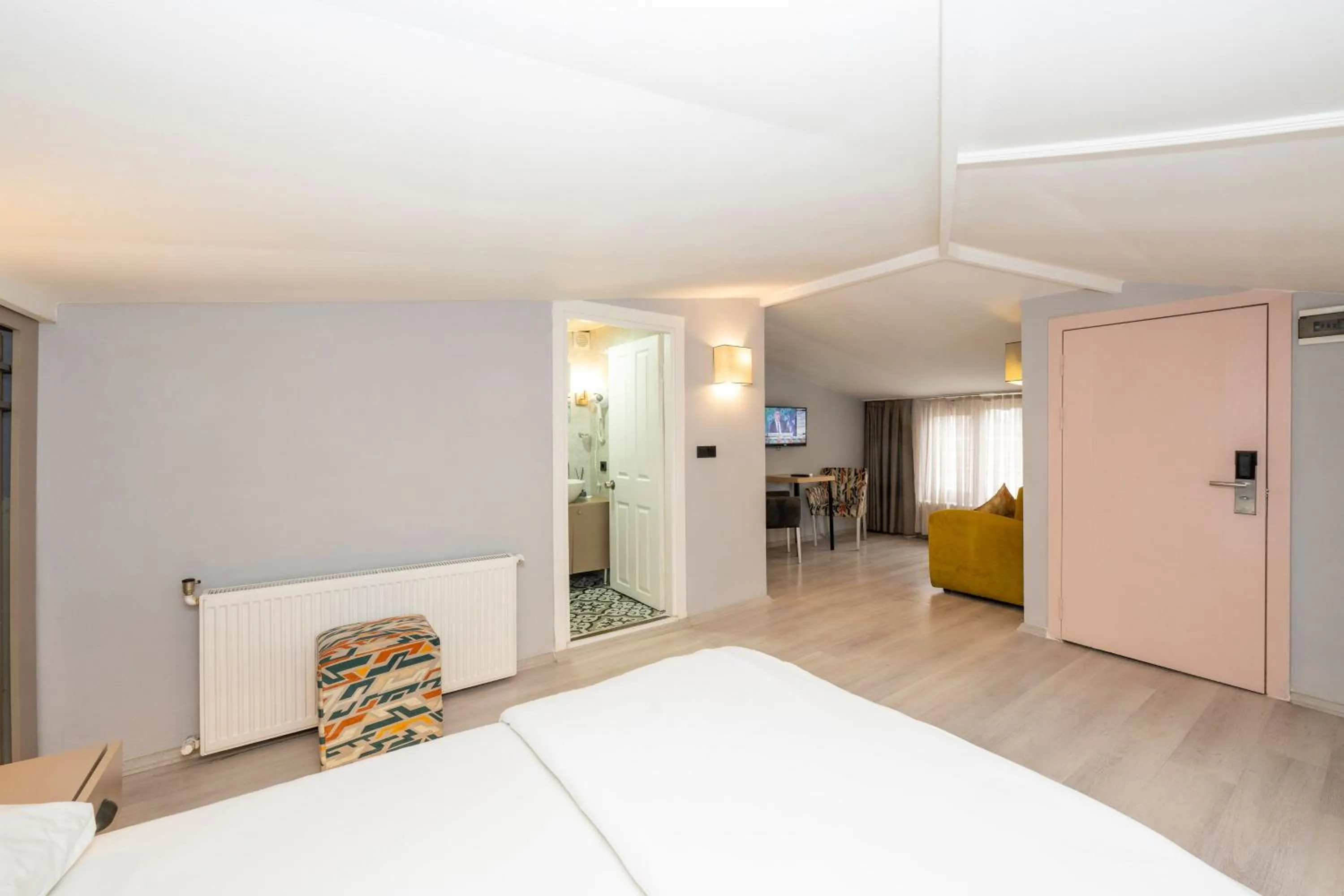 Bed in Cirrus Suites