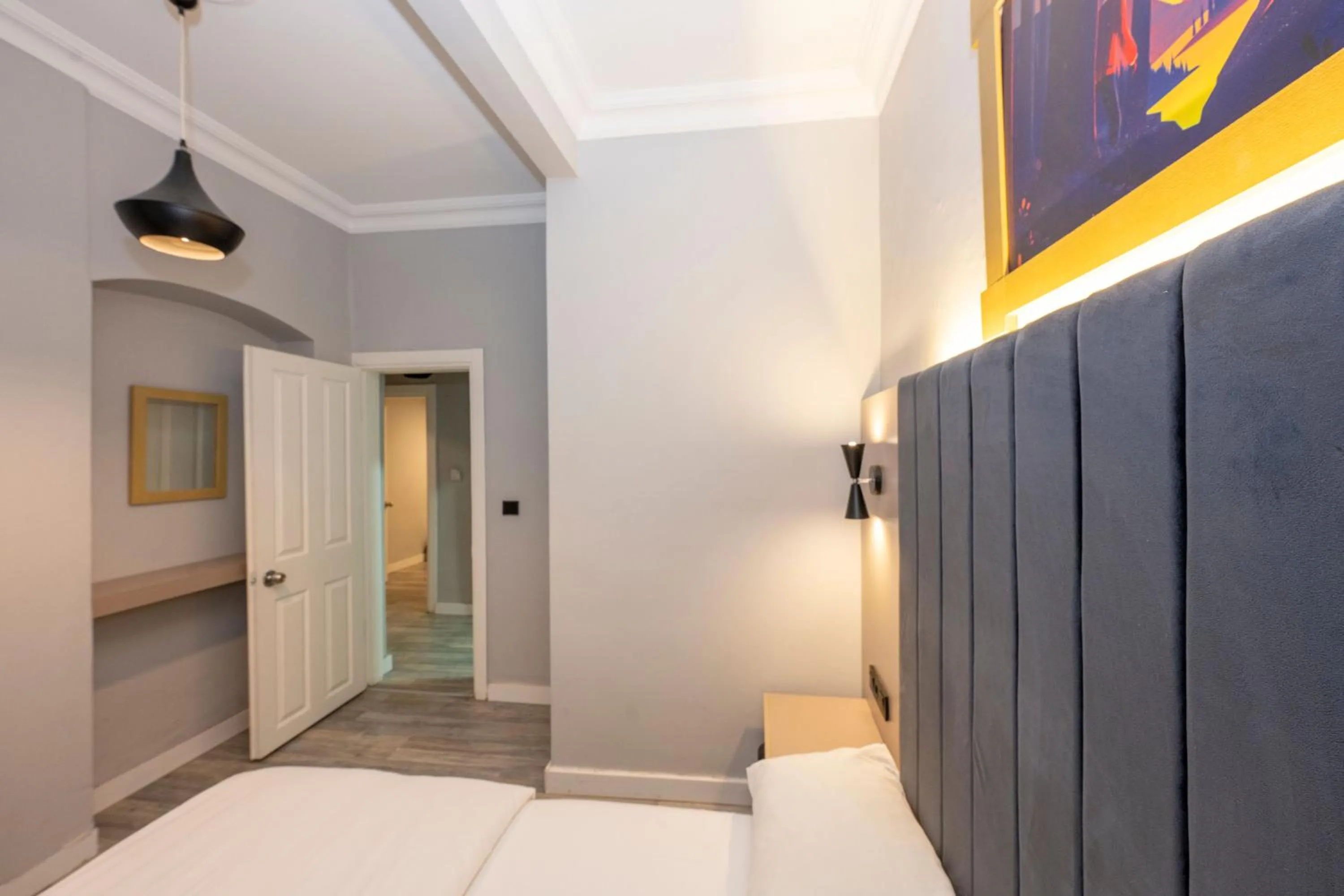 Bed in Cirrus Suites