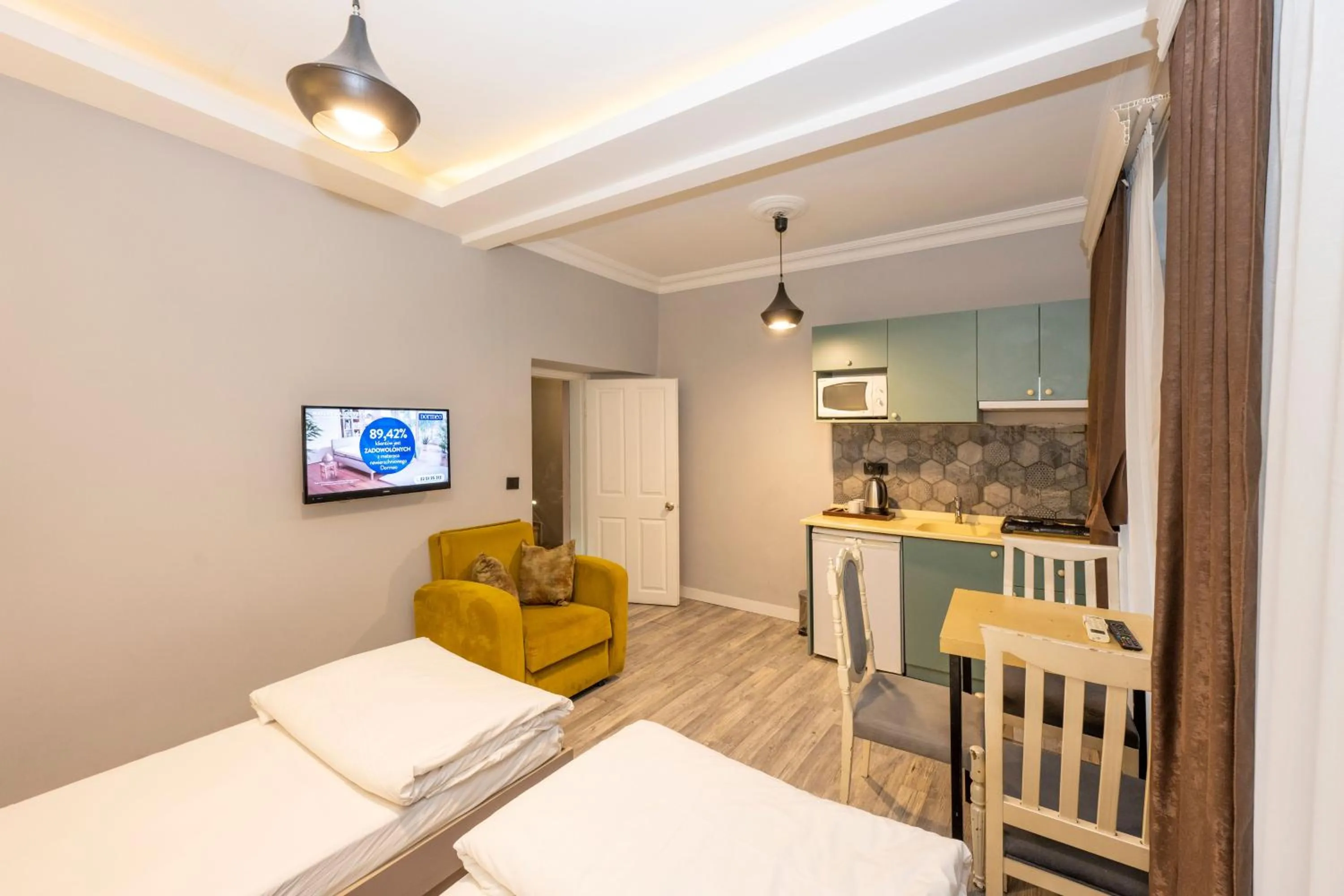 Bed in Cirrus Suites