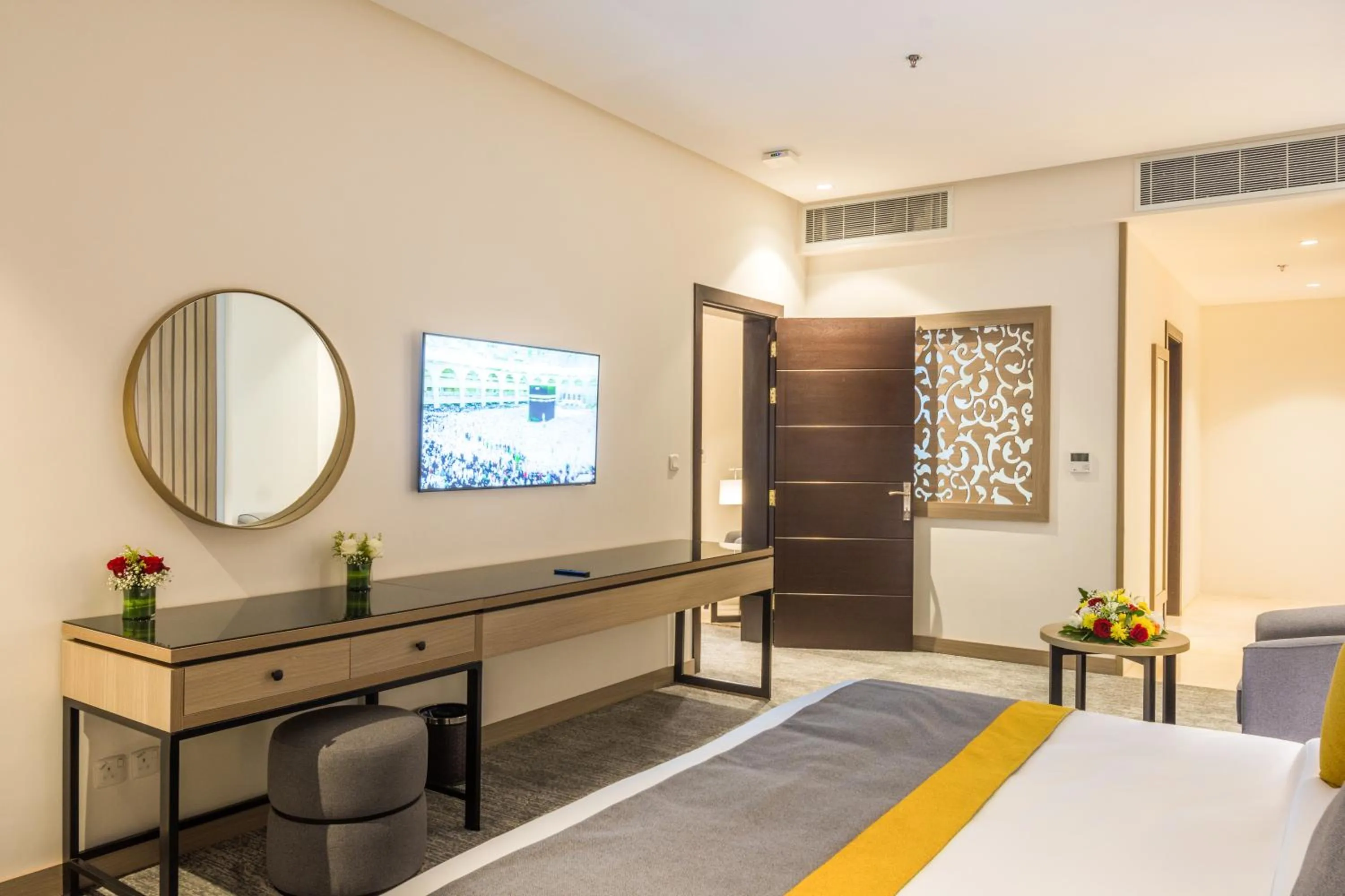 Photo of the whole room, Bed in Erfad Hotel - Riyadh