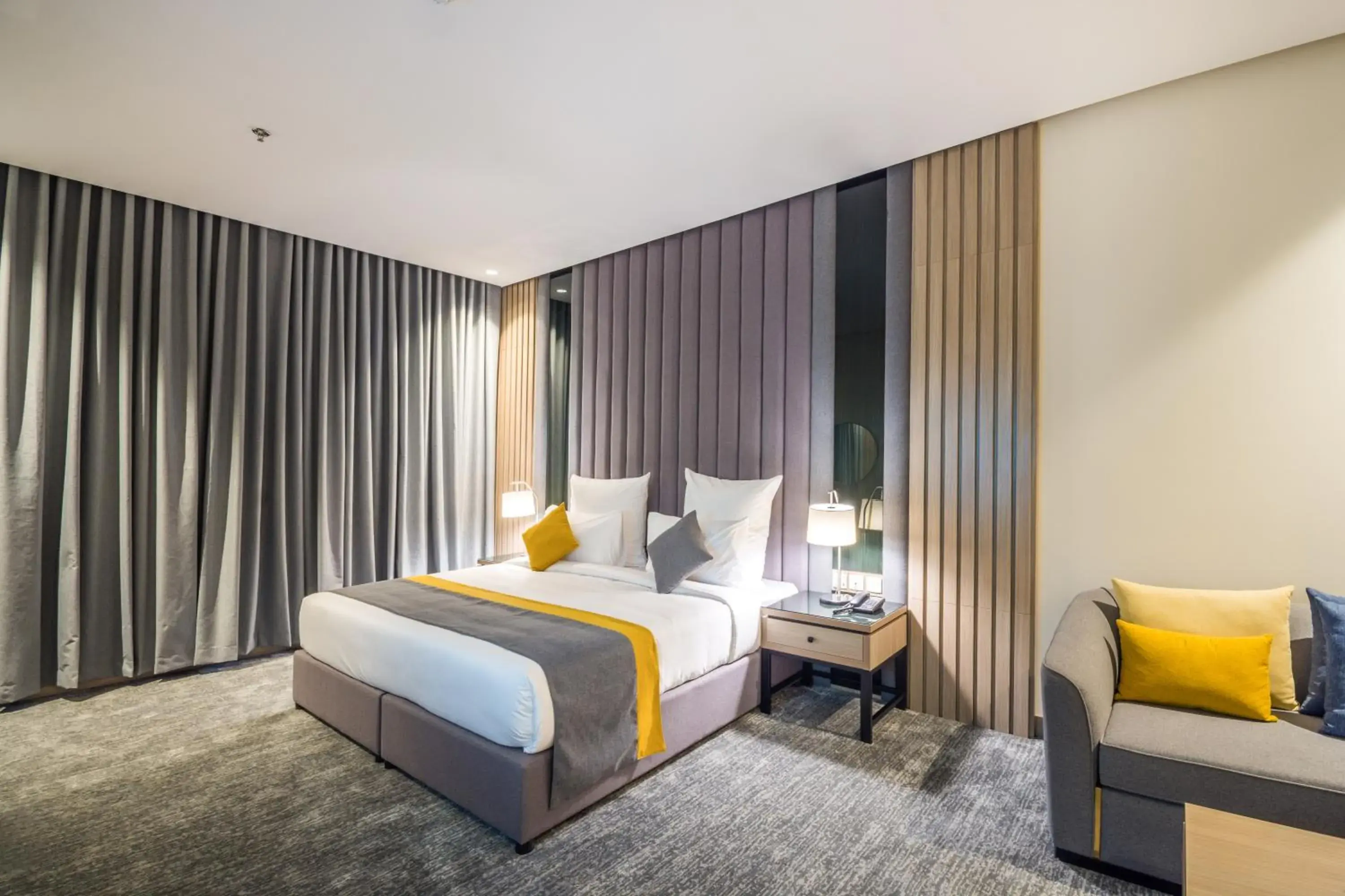 Bedroom, Bed in Erfad Hotel - Riyadh Bedroom, Bed in Erfad Hotel - Riyadh