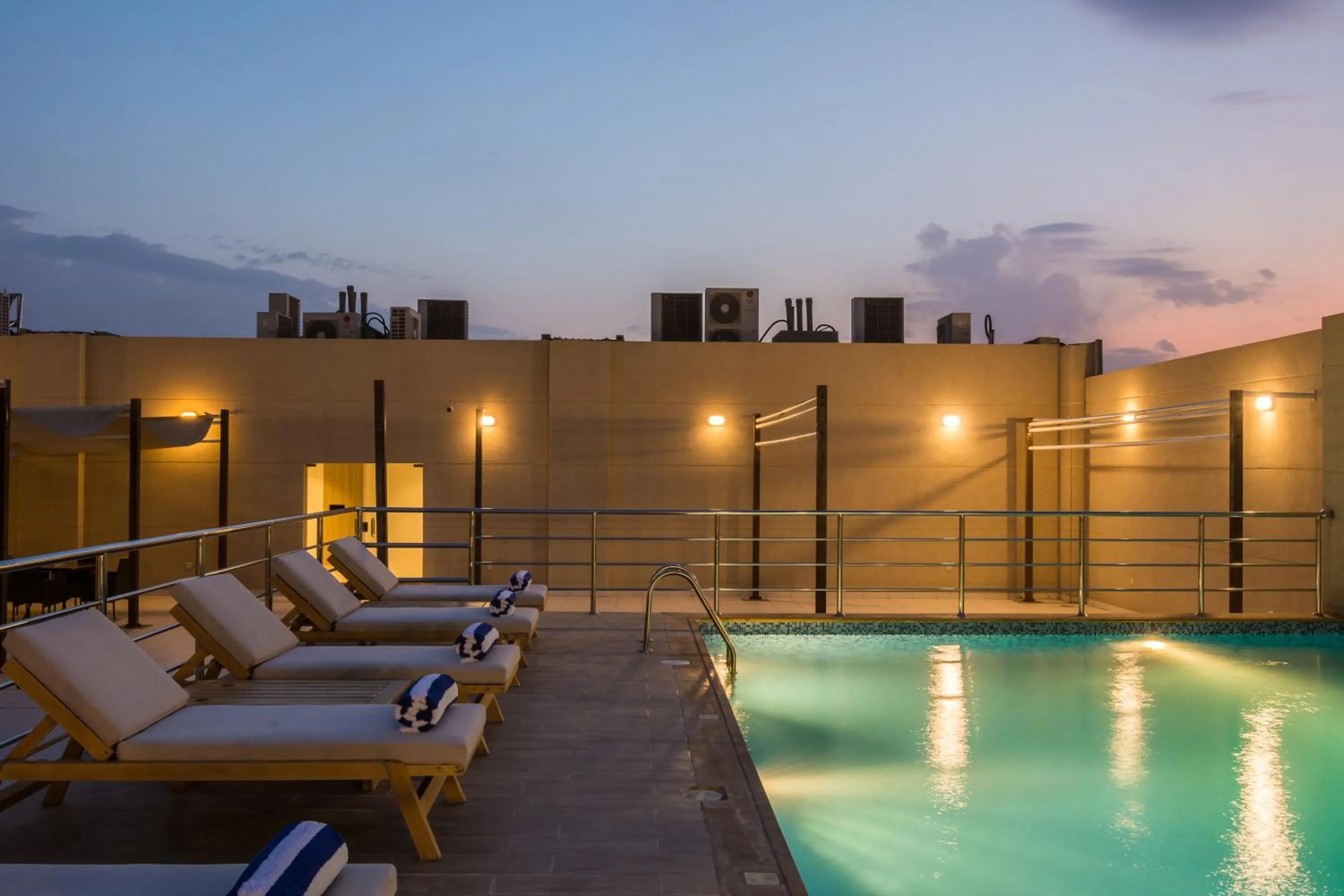 Swimming pool in Erfad Hotel - Riyadh