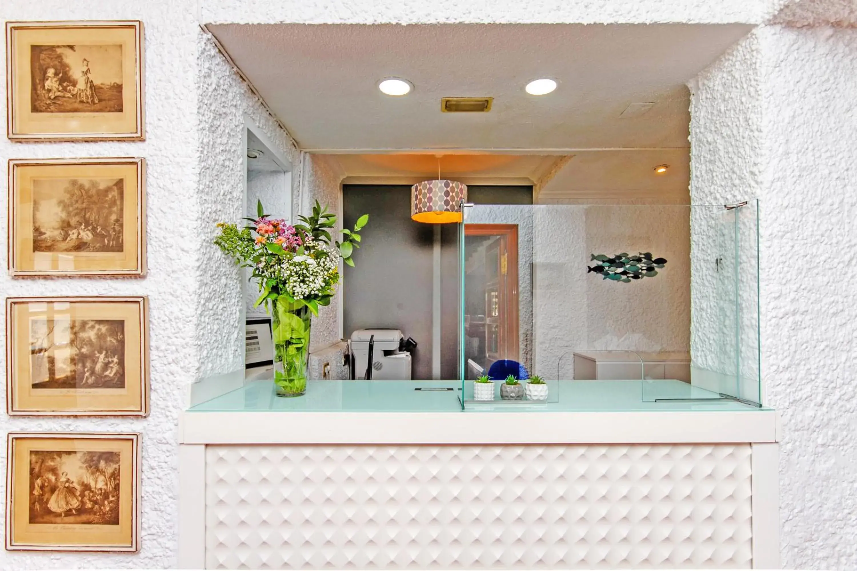 Lobby or reception in Hostal San Juan Lobby or reception in Hostal San Juan