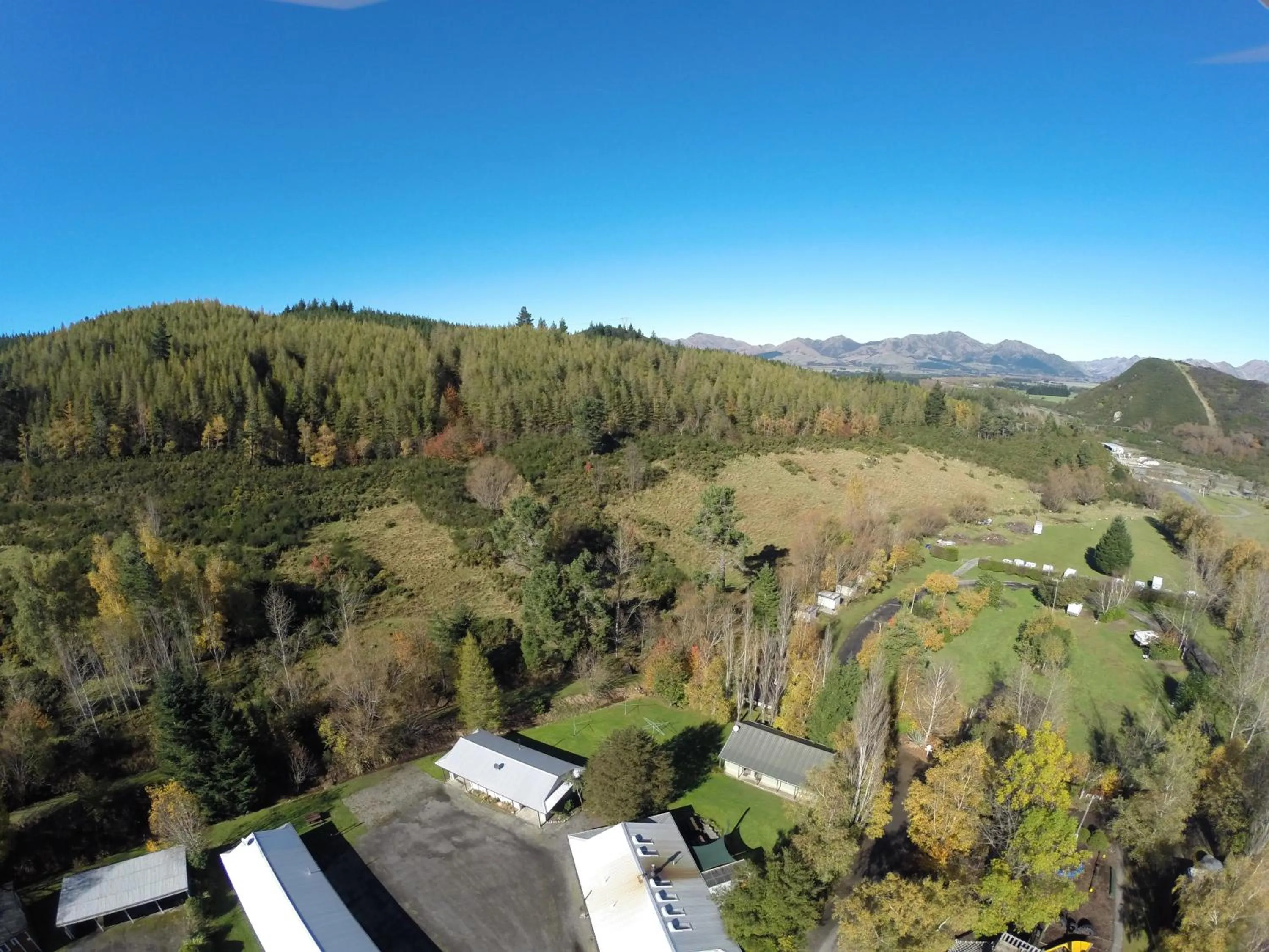 Bird's eye view in Alpine Adventure Holiday Park