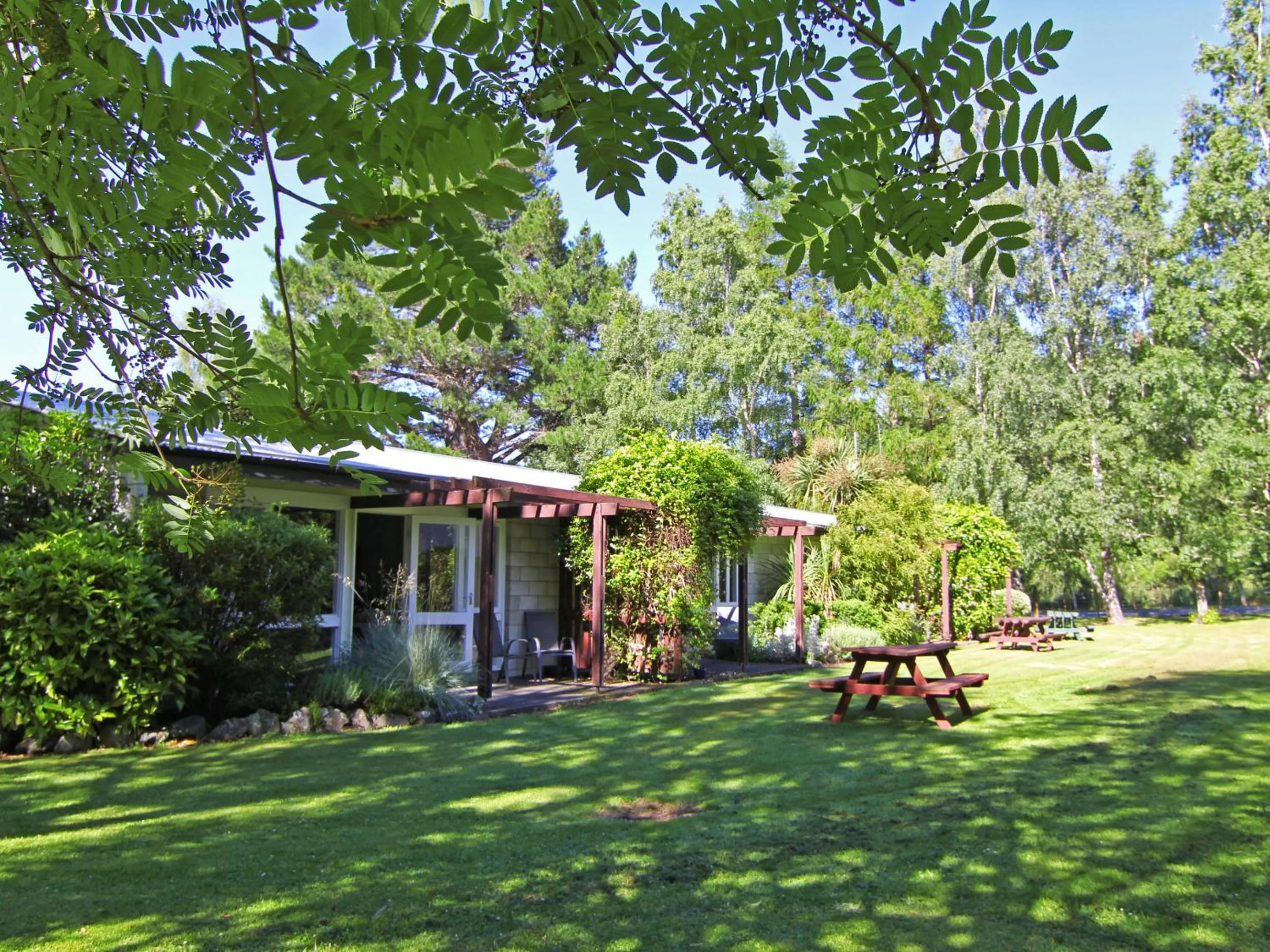 Patio in Alpine Adventure Holiday Park