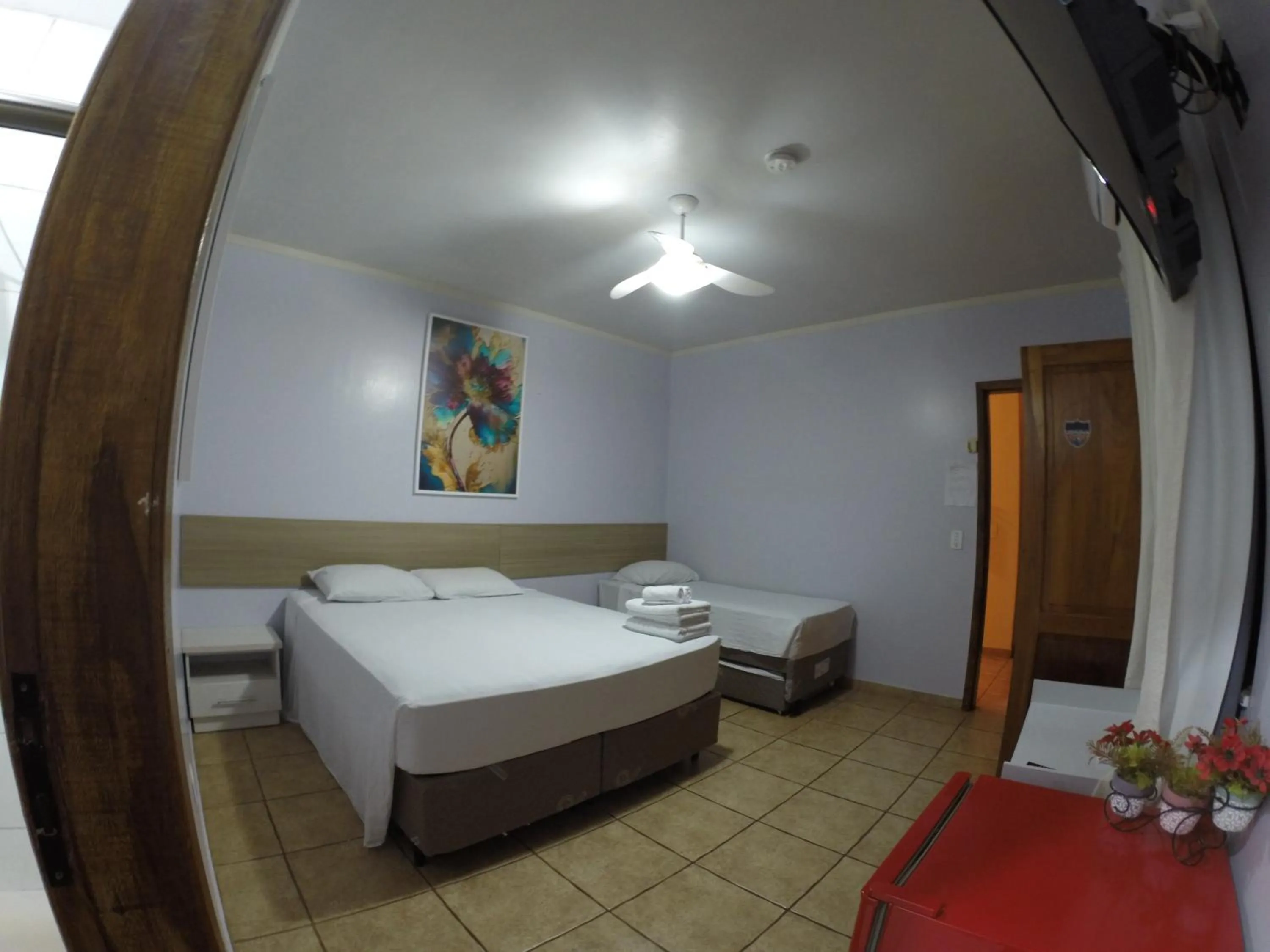 Bed in POUSADA EVELINA