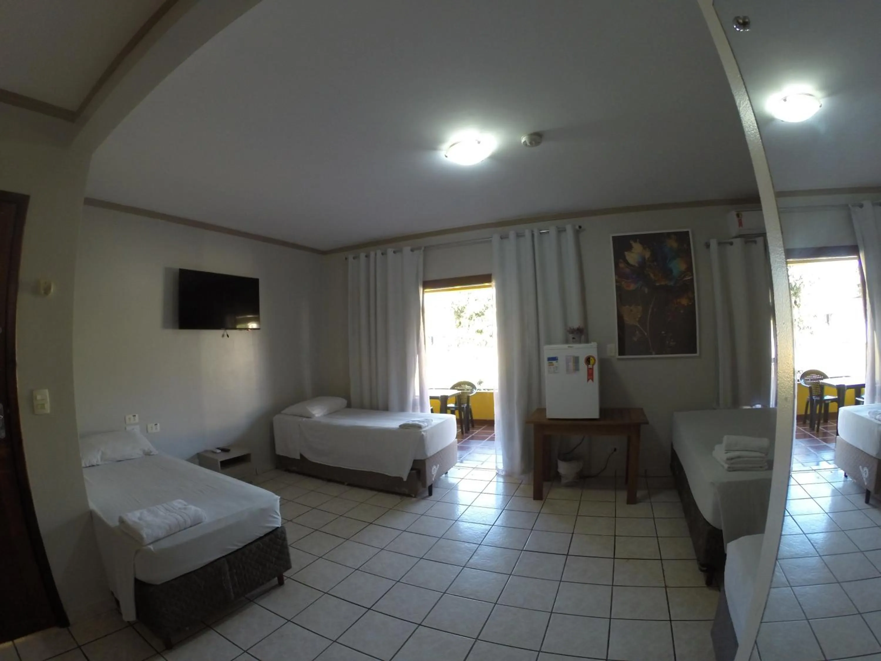 Bed in POUSADA EVELINA