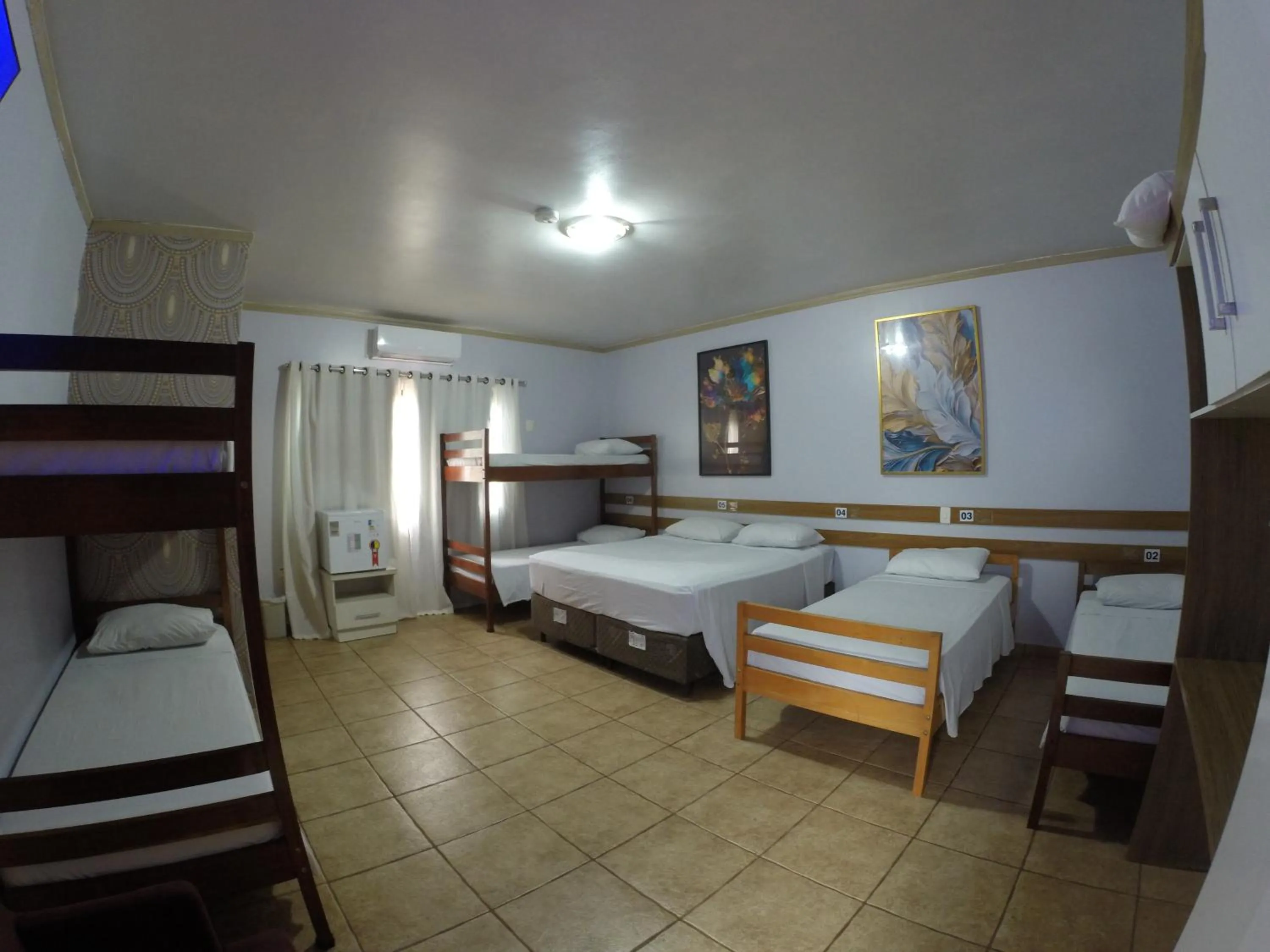 Bed in POUSADA EVELINA