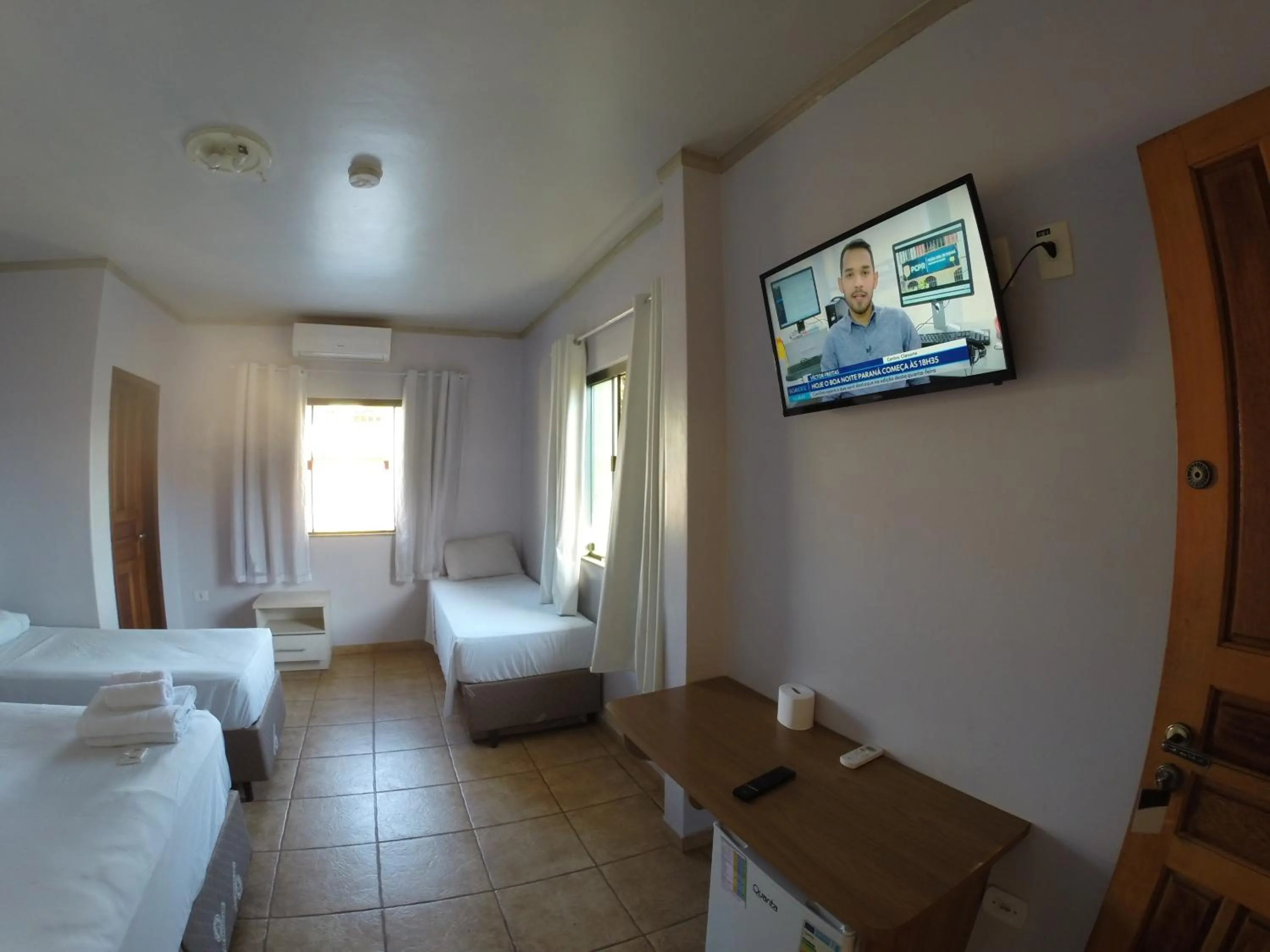 Bed in POUSADA EVELINA