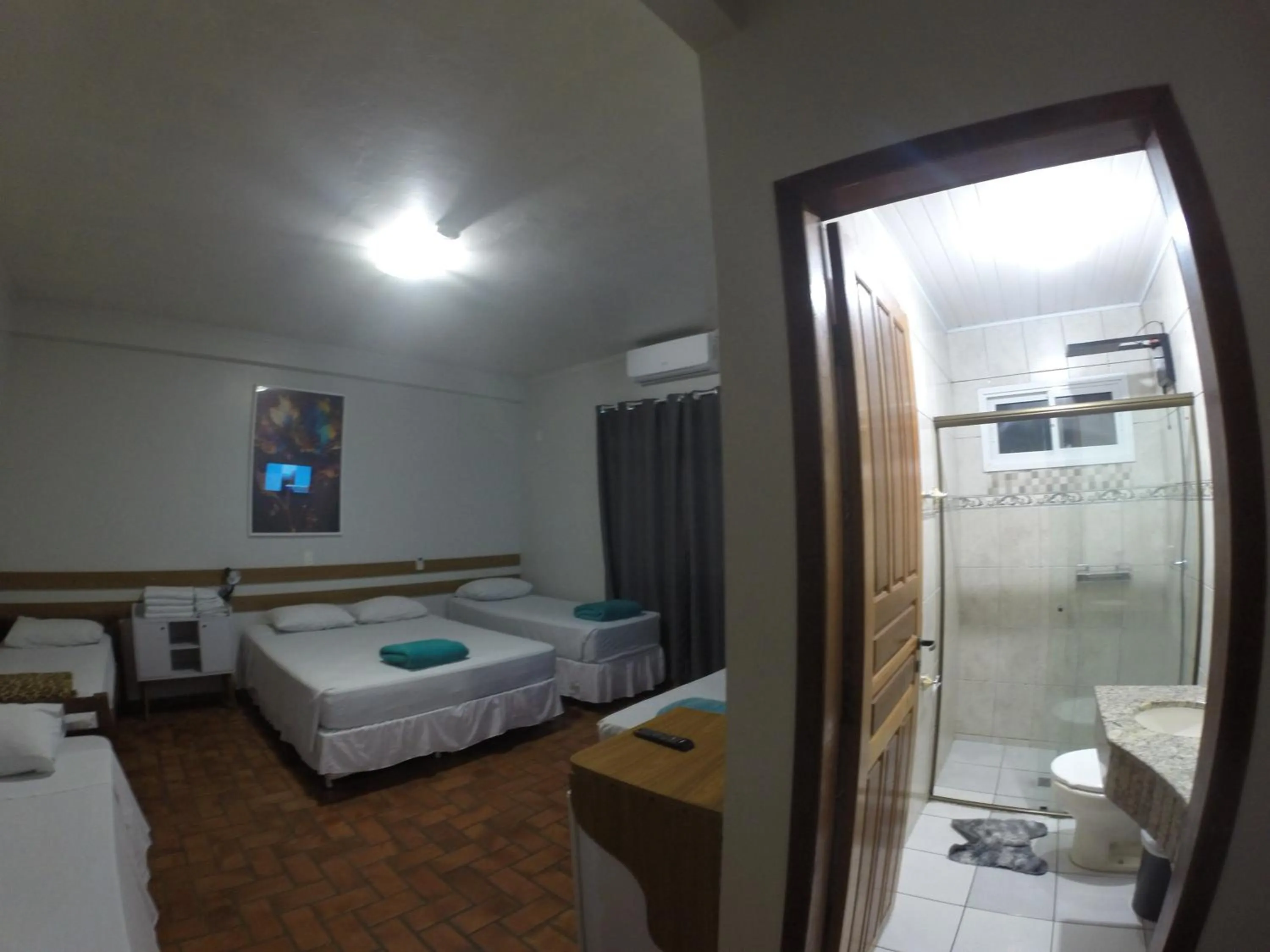 Bed in POUSADA EVELINA