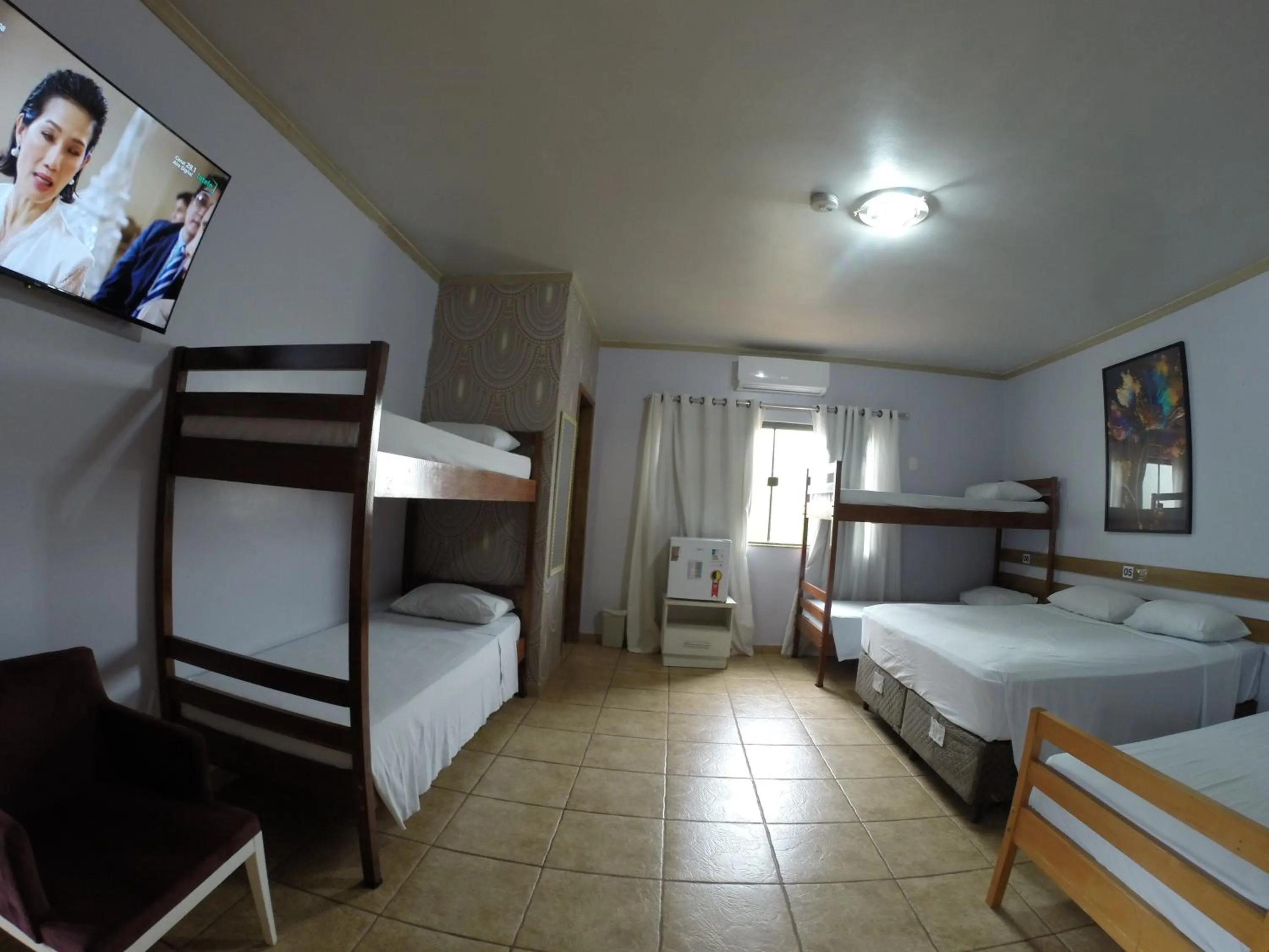 Bed in POUSADA EVELINA