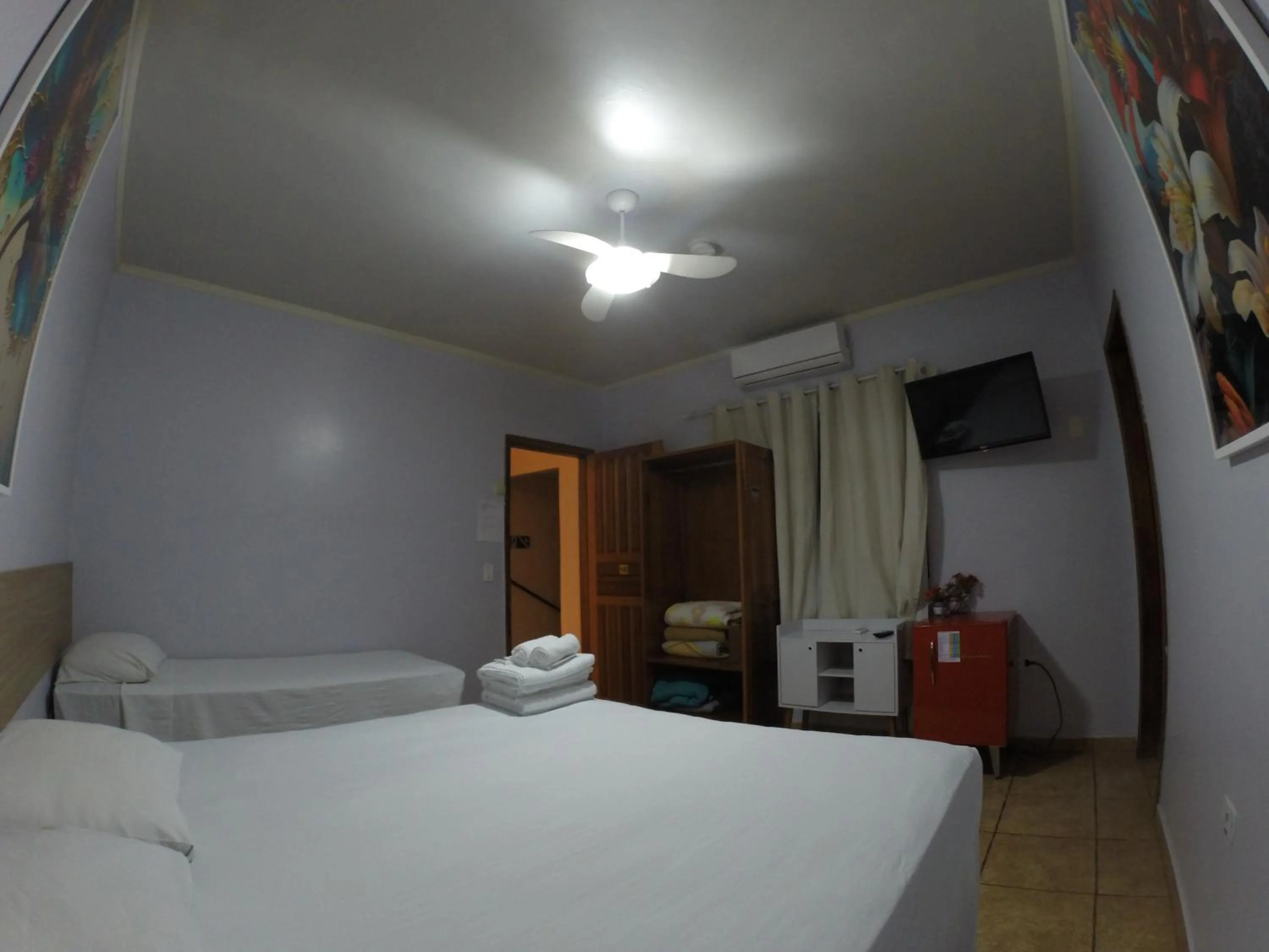 Bed in POUSADA EVELINA